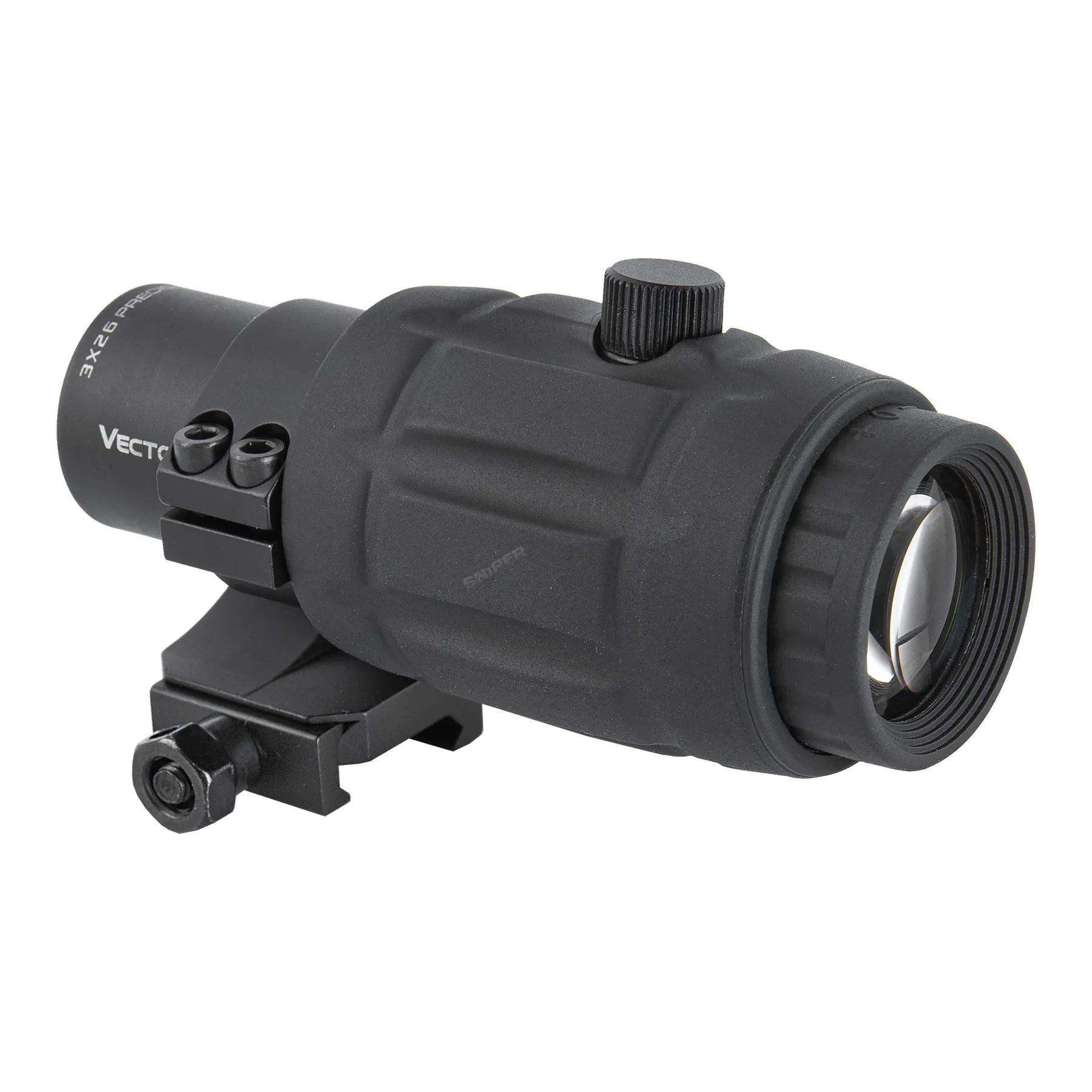 3x26 Magnifier w/ Flip Side Mount, Black