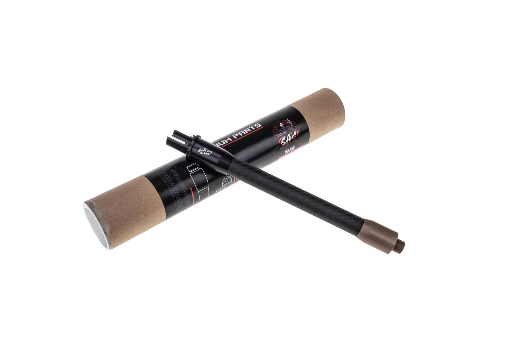 SAC Hybrid Carbon-CNC M4 Outer Barrel 10", Brown