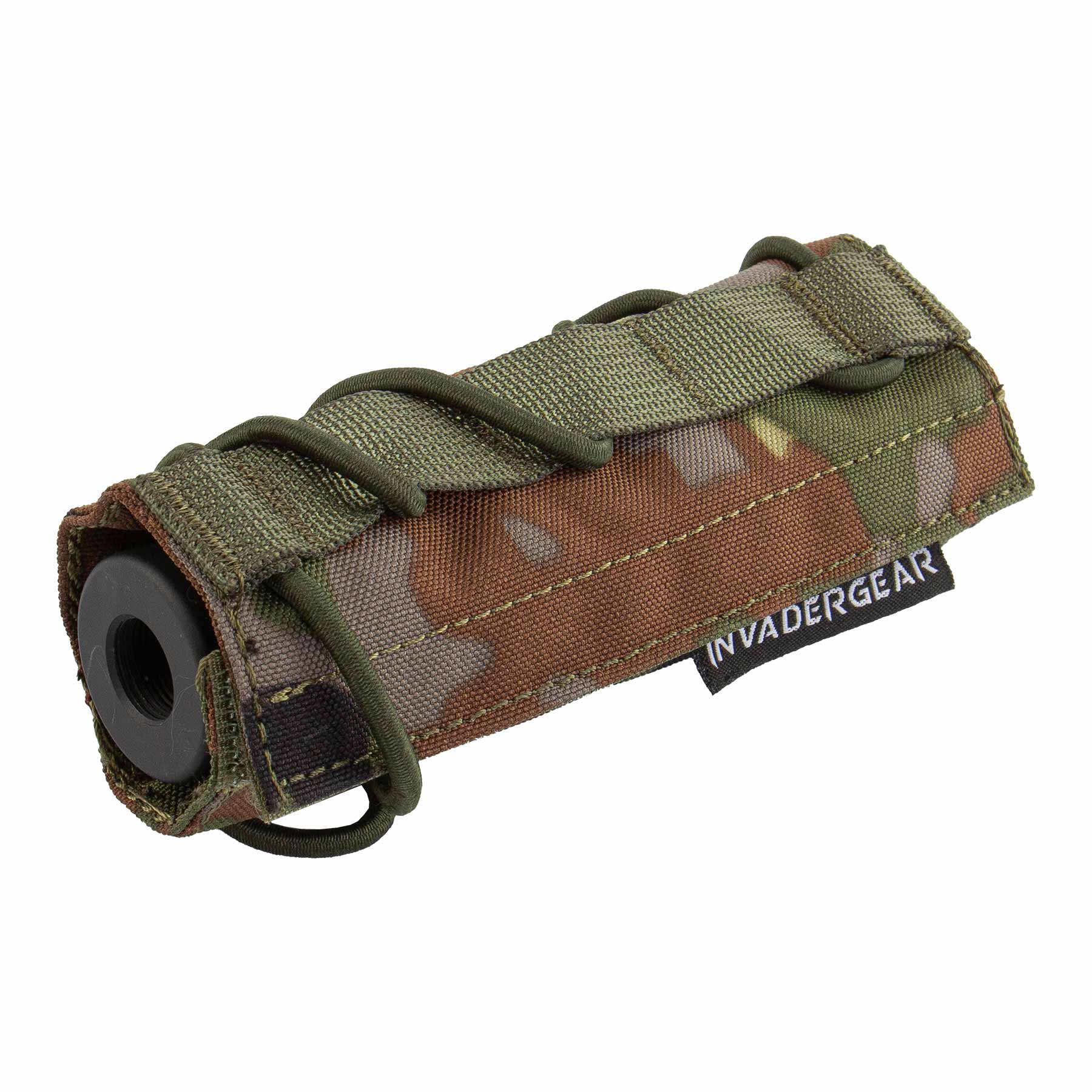 Suppressor Cover 14cm, Flecktarn