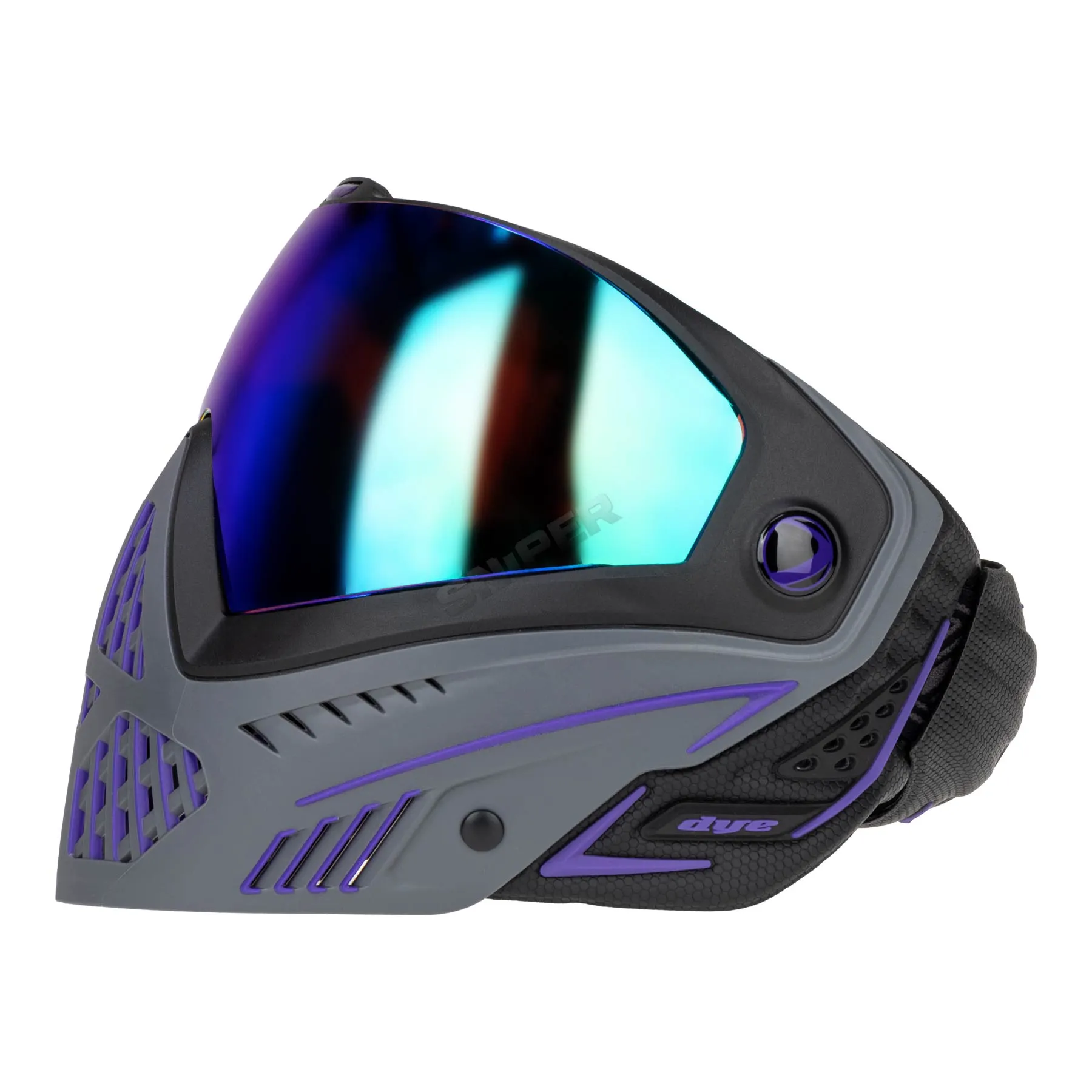 DYE I5 Barney Goggles, Purple/Grey/Black Mask