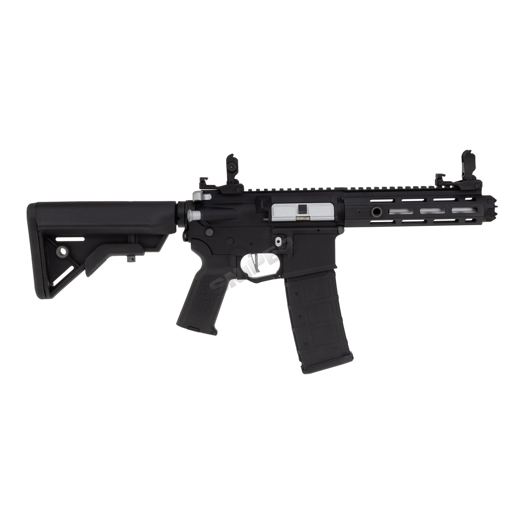Lancer LT-34 Hellion w/ Nebula ETU (S)AEG, Black/Silver