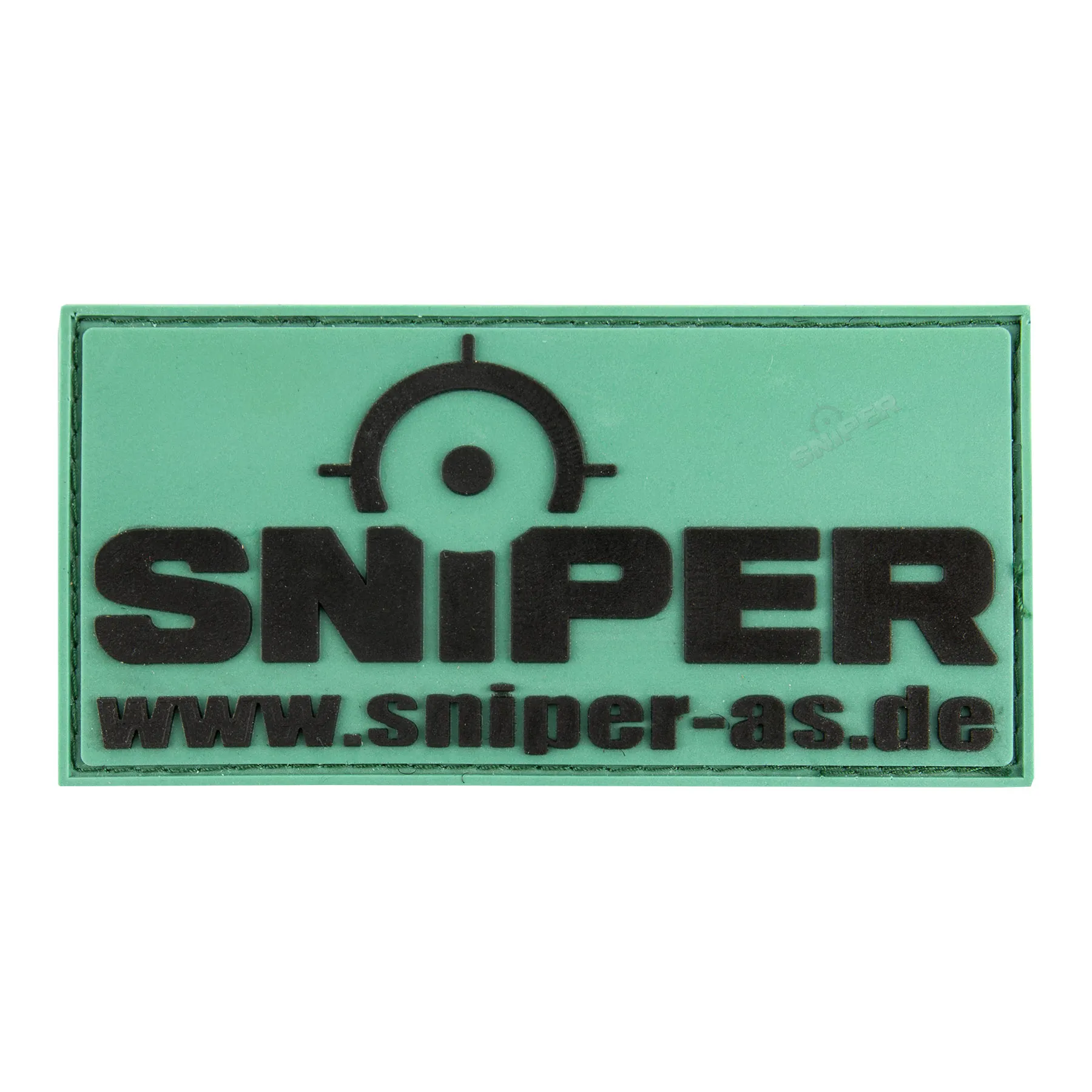 Sniper 3D Rubber Patch, Green, 9 x 4,5cm