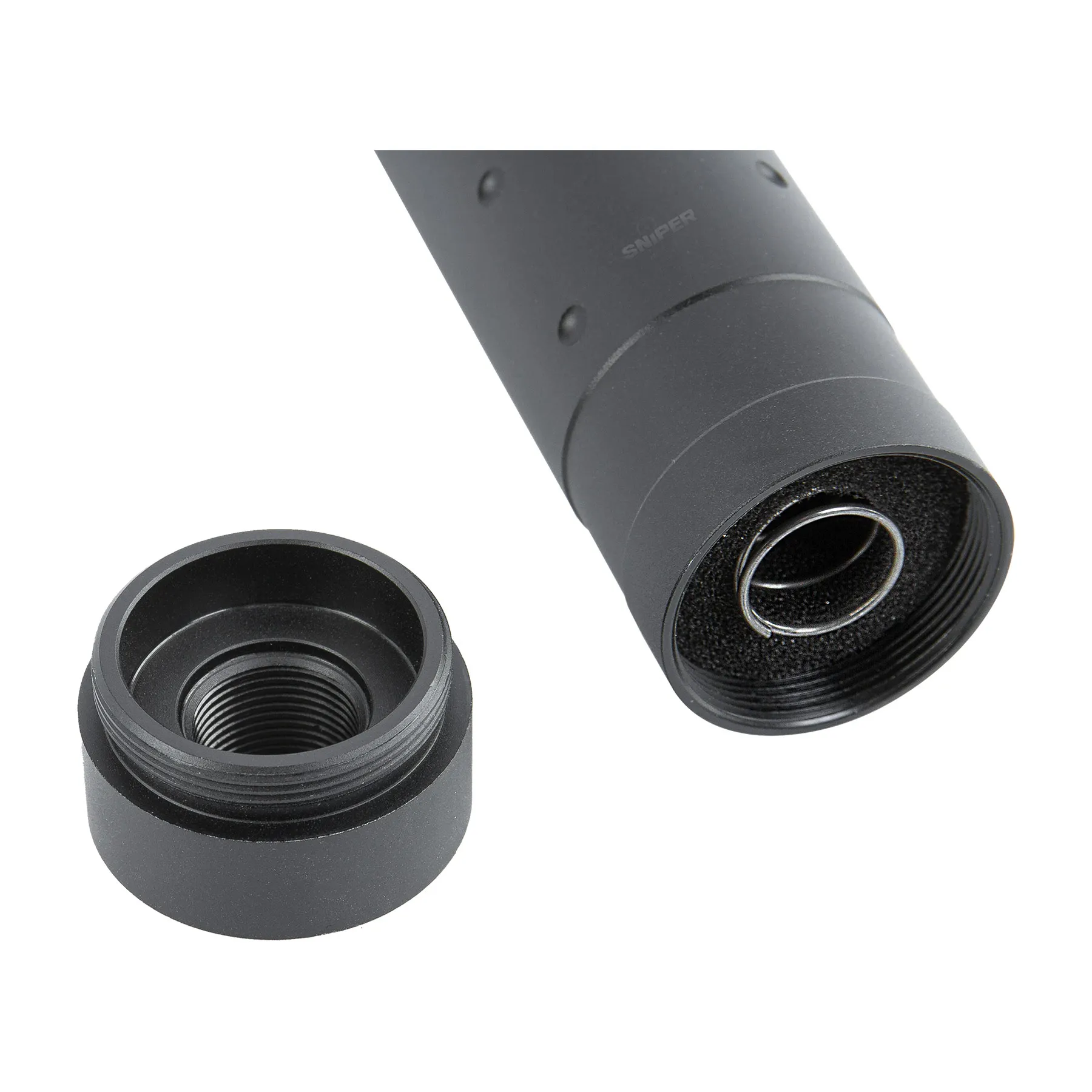 195mm Zombie Killer Silencer, Black, 14mm CCW