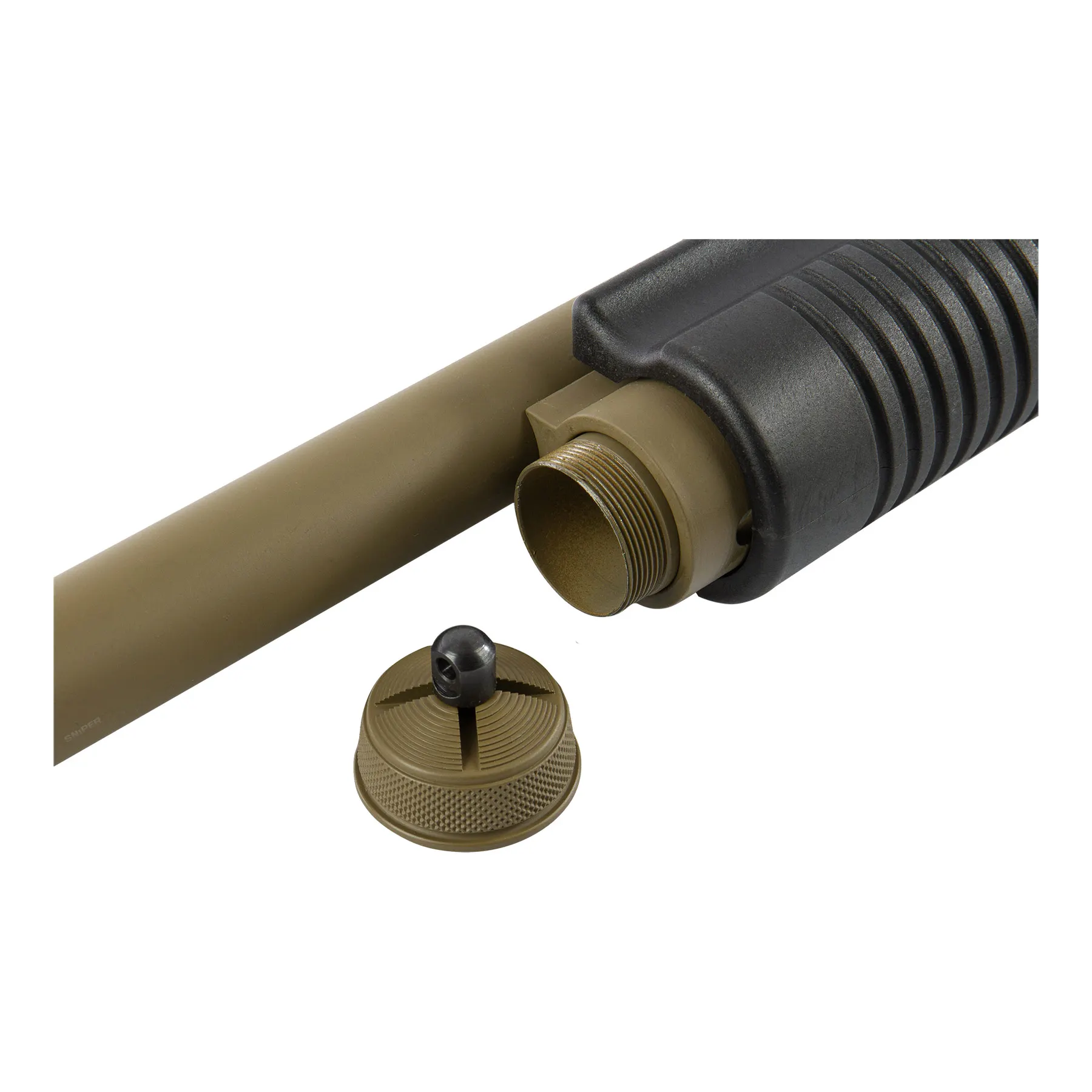 M870 Tri-Shot Action Gas Pumpgun, Tan