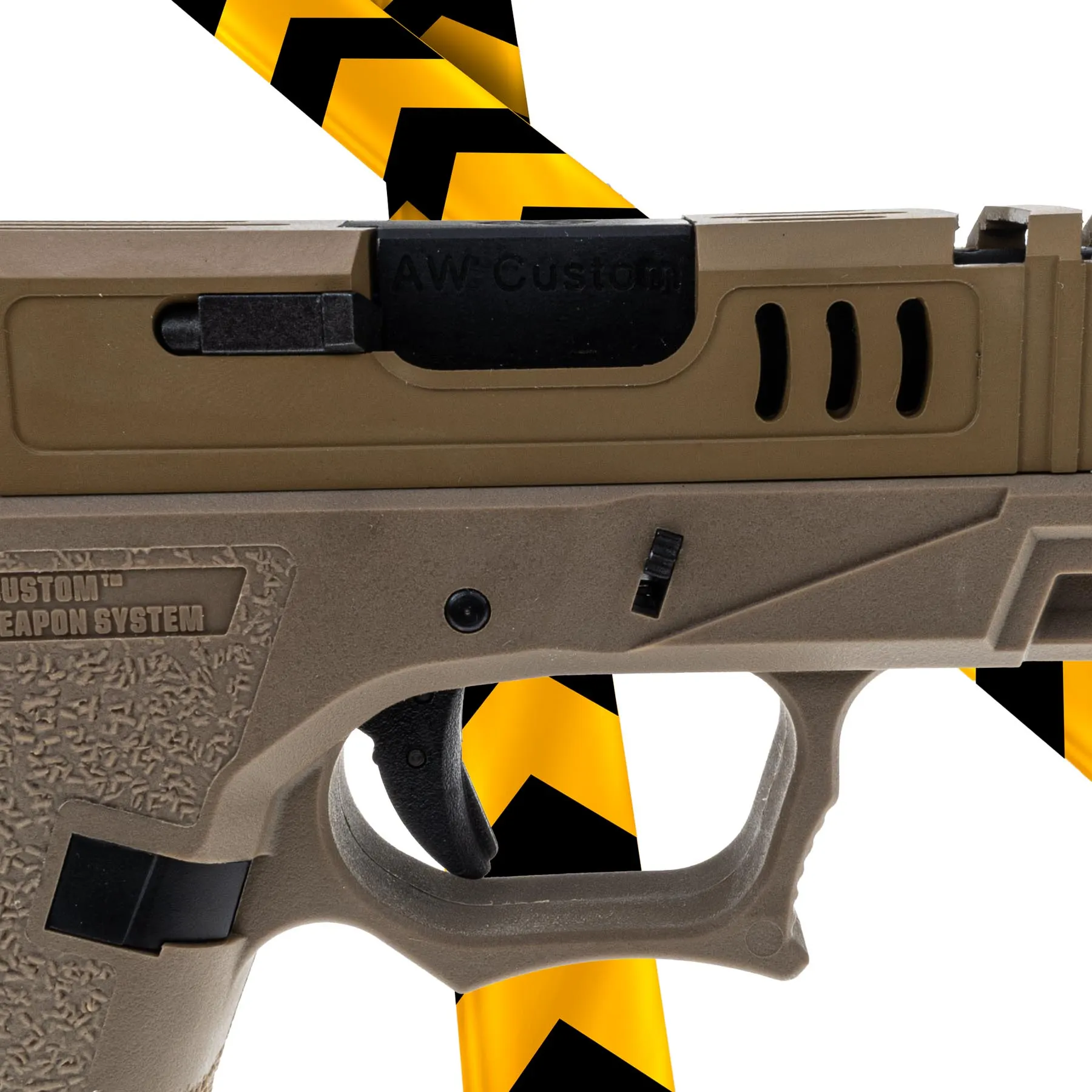B-Ware AW Custom VX7 Mod.2 GBB Softair Pistole, FDE