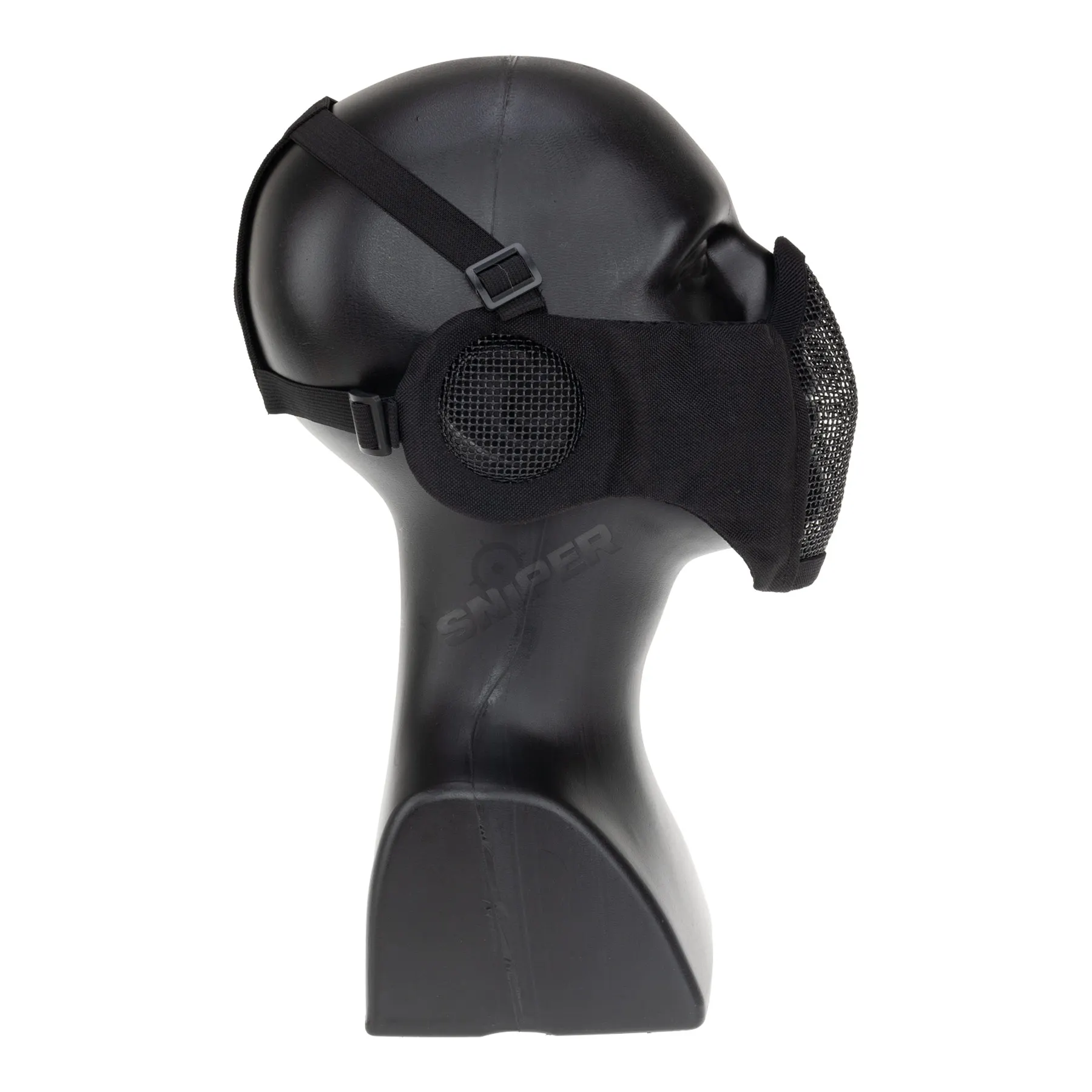 Reapo Mesh Face Mask w/ Ear Protection, Black Reapo Mesh Face Mask w/ Ear Protection, Black