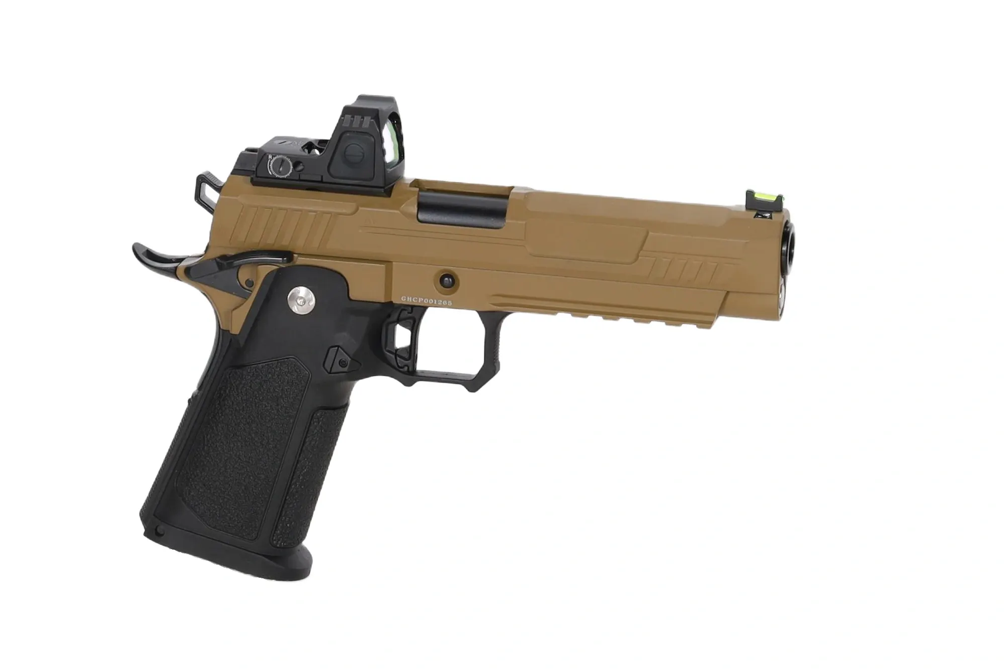 Arcturus Vanguard 5.1 Hi-Capa Optics Ready GBB Pistole, Half-Tan
