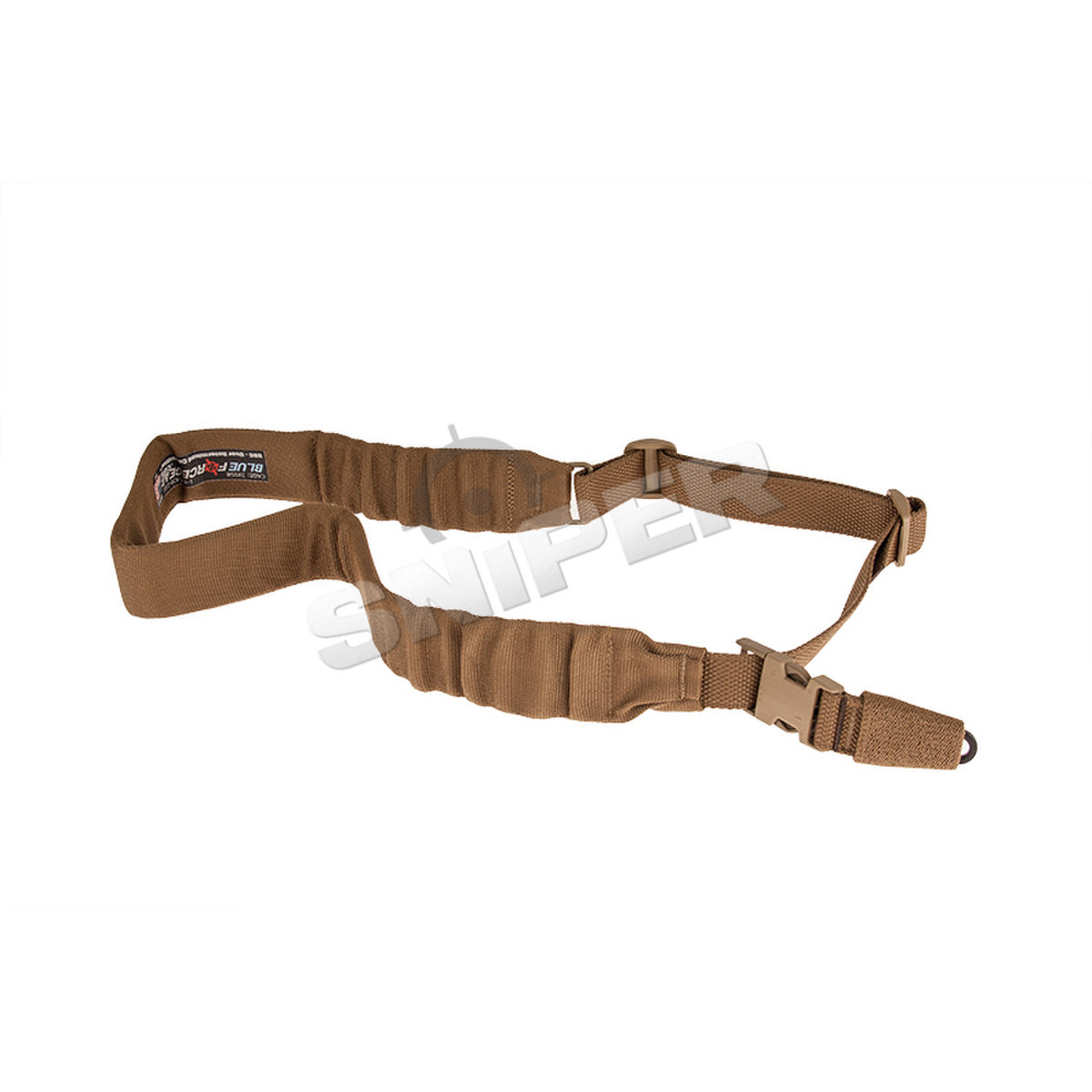 Padded Bungee One Point Snap Hook Sling, Coyote Br