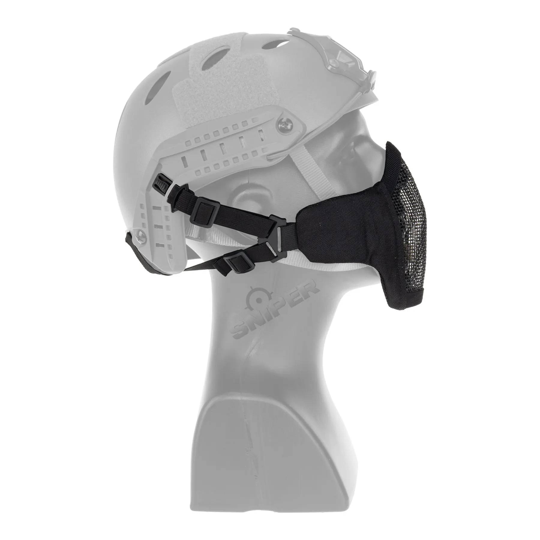 Reapo Helmet Mesh Face Mask, Black