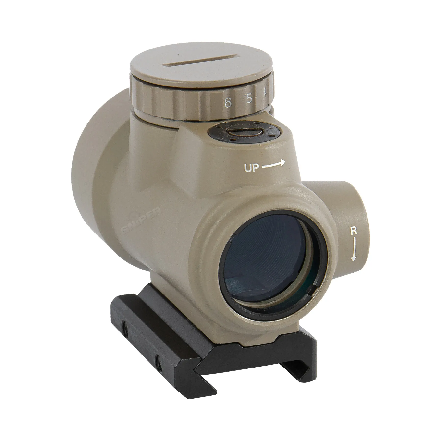 Blackcat Rifle Optic Red Dot Visier, Tan