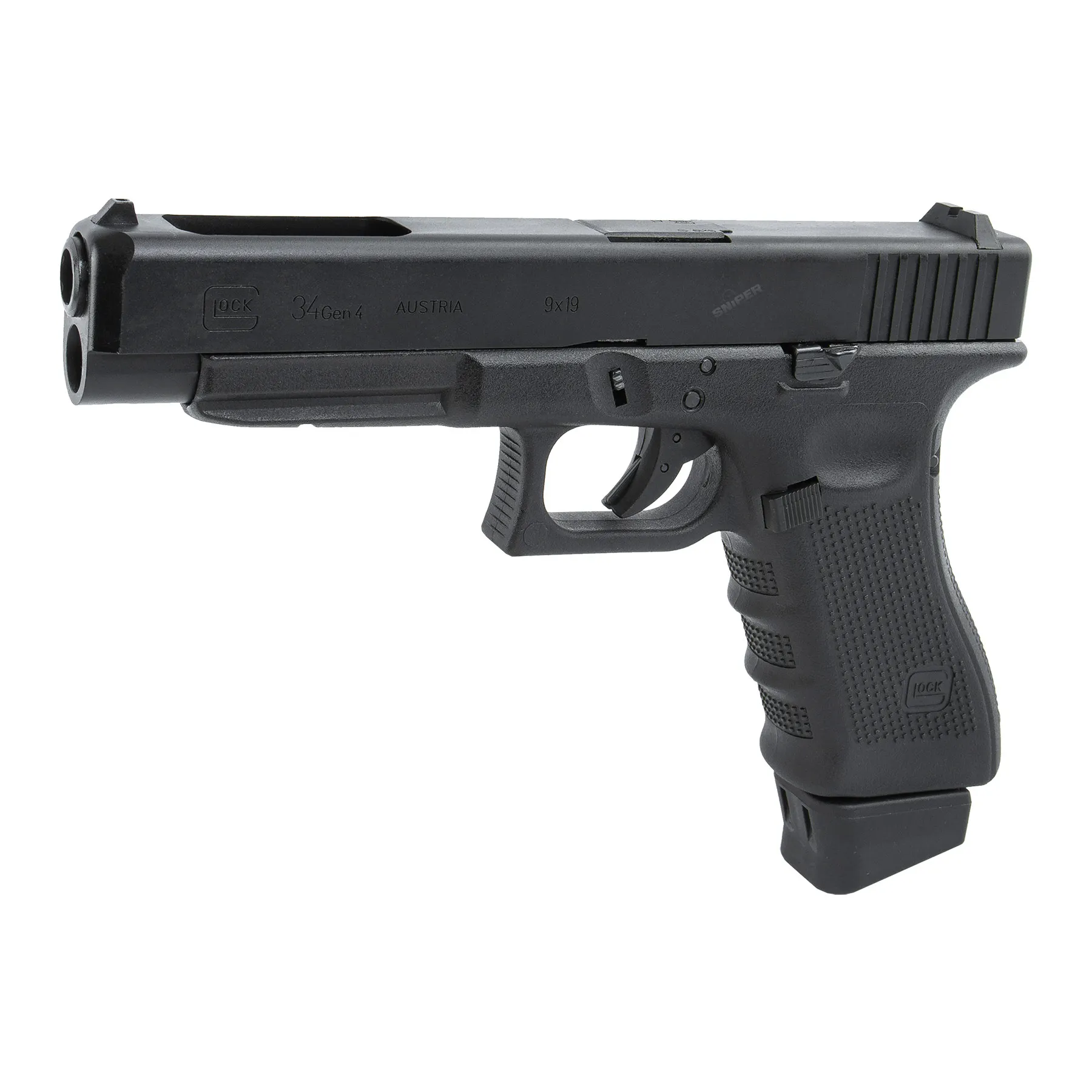 Glock 34 Gen 4 Deluxe CO2 GBB Softair Pistole
