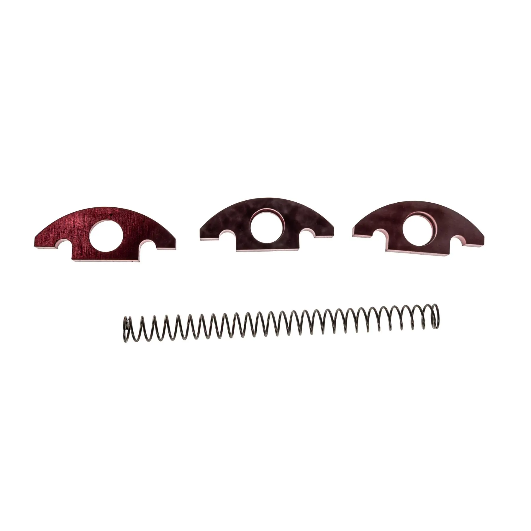 CNC Aluminum Short Stroke Buffer & 140% NozzleSpring, Red