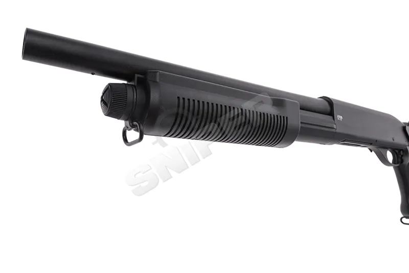 M870 Police Folding Tri-Shot Spring Shotgun, Black