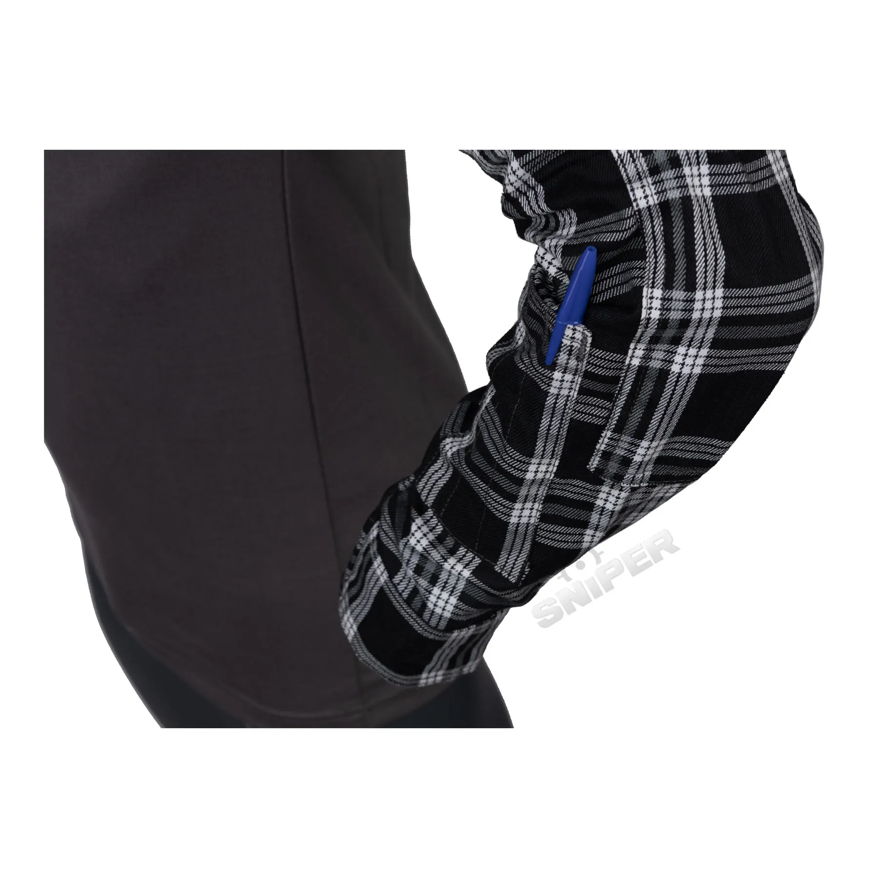 Invader Gear Flannel Combat Shirt, Black