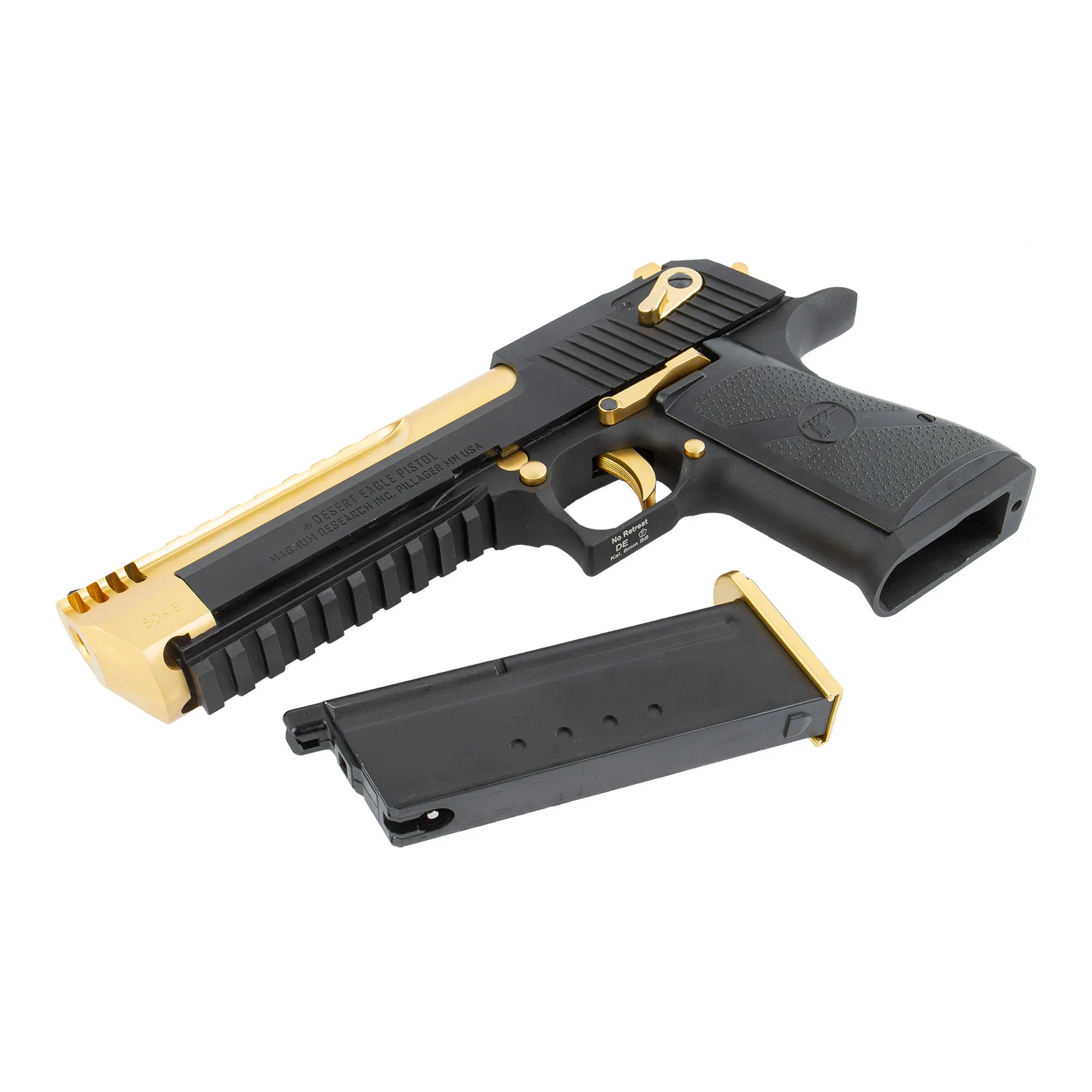 Desert Eagle L6 .50AE GBB, Gold/Black