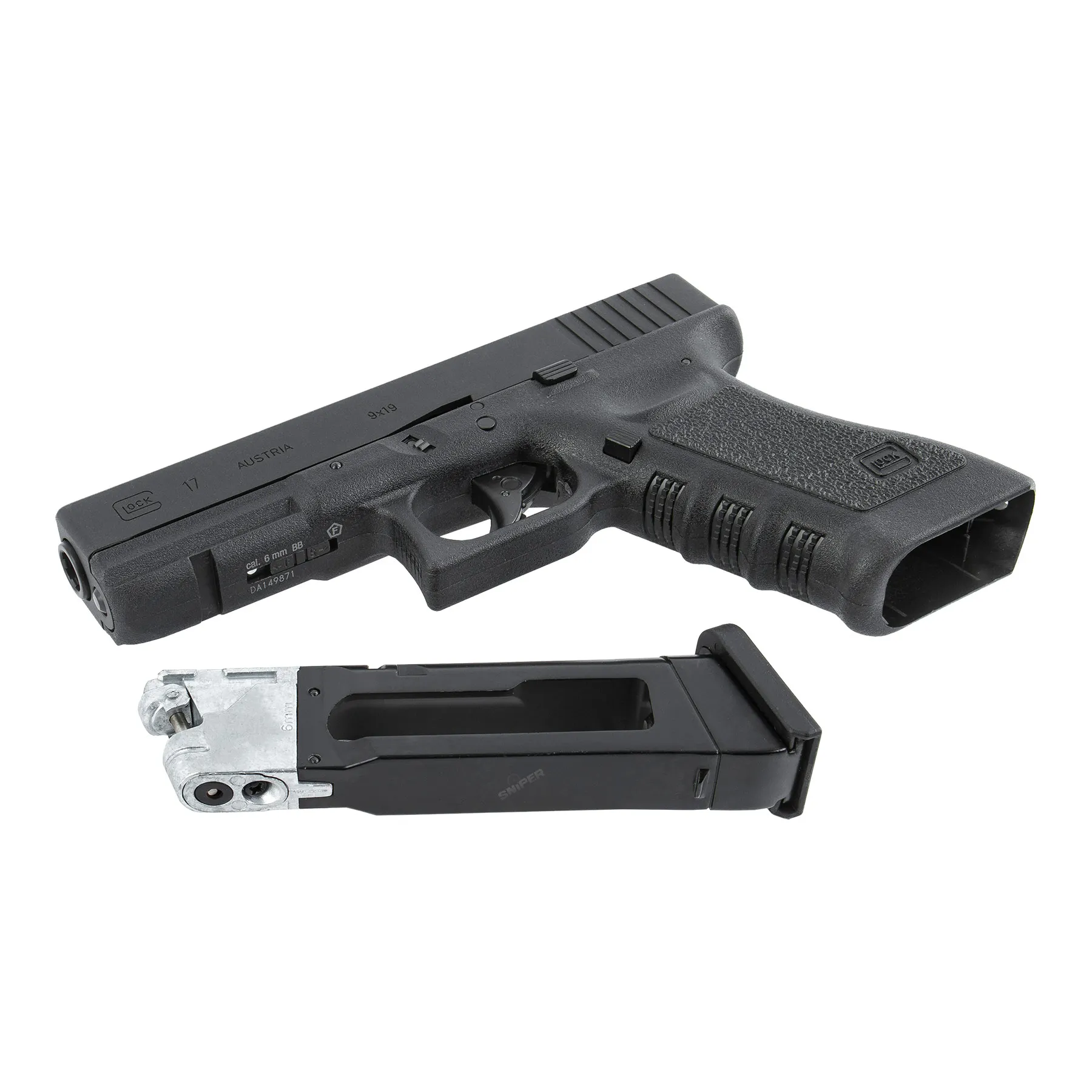 Glock 17 Gen 3 CO2 NBB Softair Pistole Glock 17 Gen 3 CO2 NBB Softair Pistole