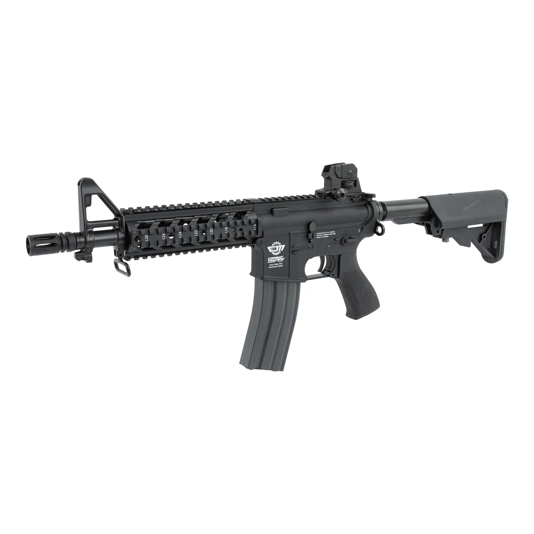 CM16 Raider, Black < 0,5 Joule, AEG