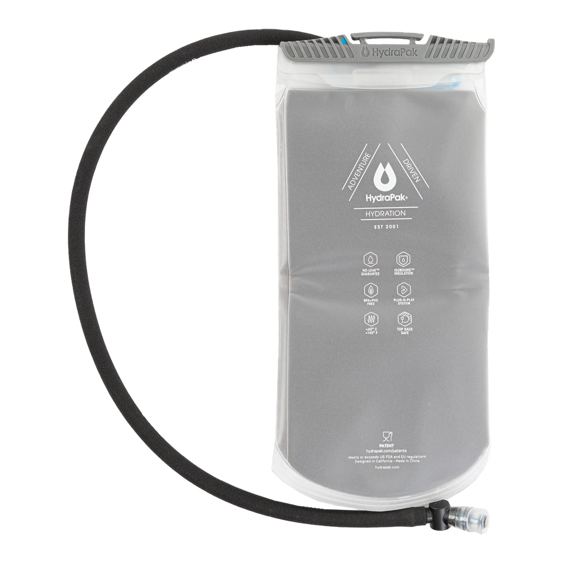 Hydrapak Velocity IT 1,5L, Grey Hydrapak Velocity IT 1,5L, Grey