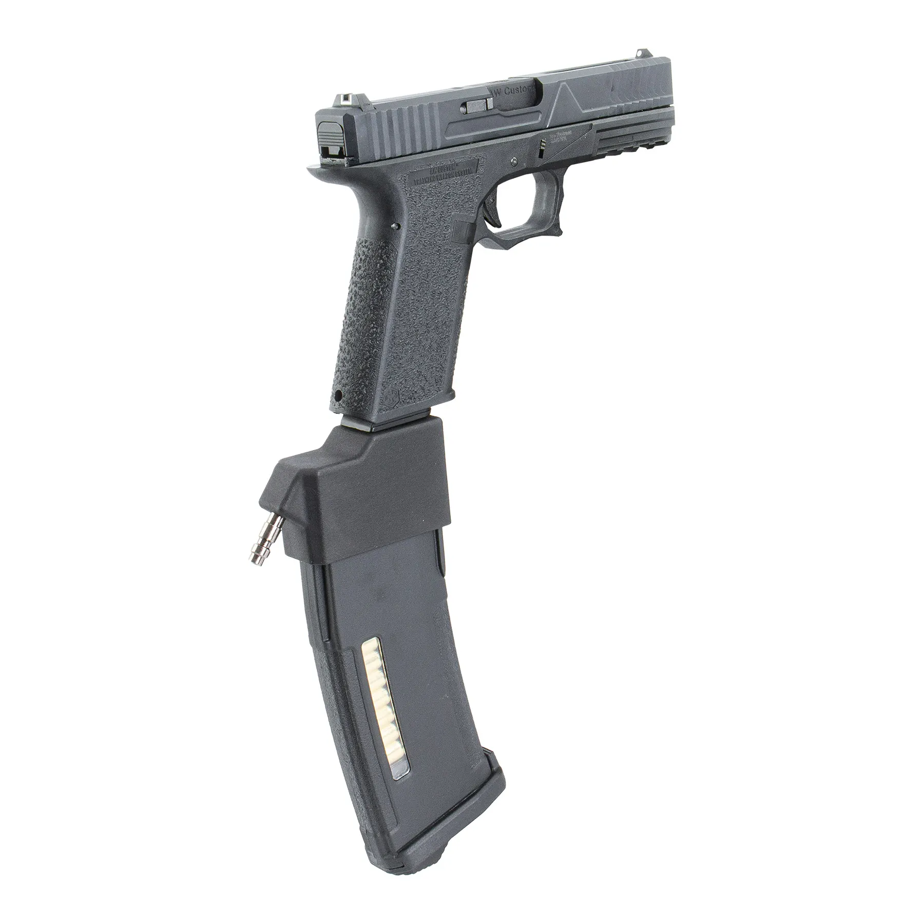 HPA Set SAC VX7 Mod.3 + Bottle + Creeper HPA US Softair Pistole SAC Custom VX7 Mod.3 HPA US Softair Pistole, Black