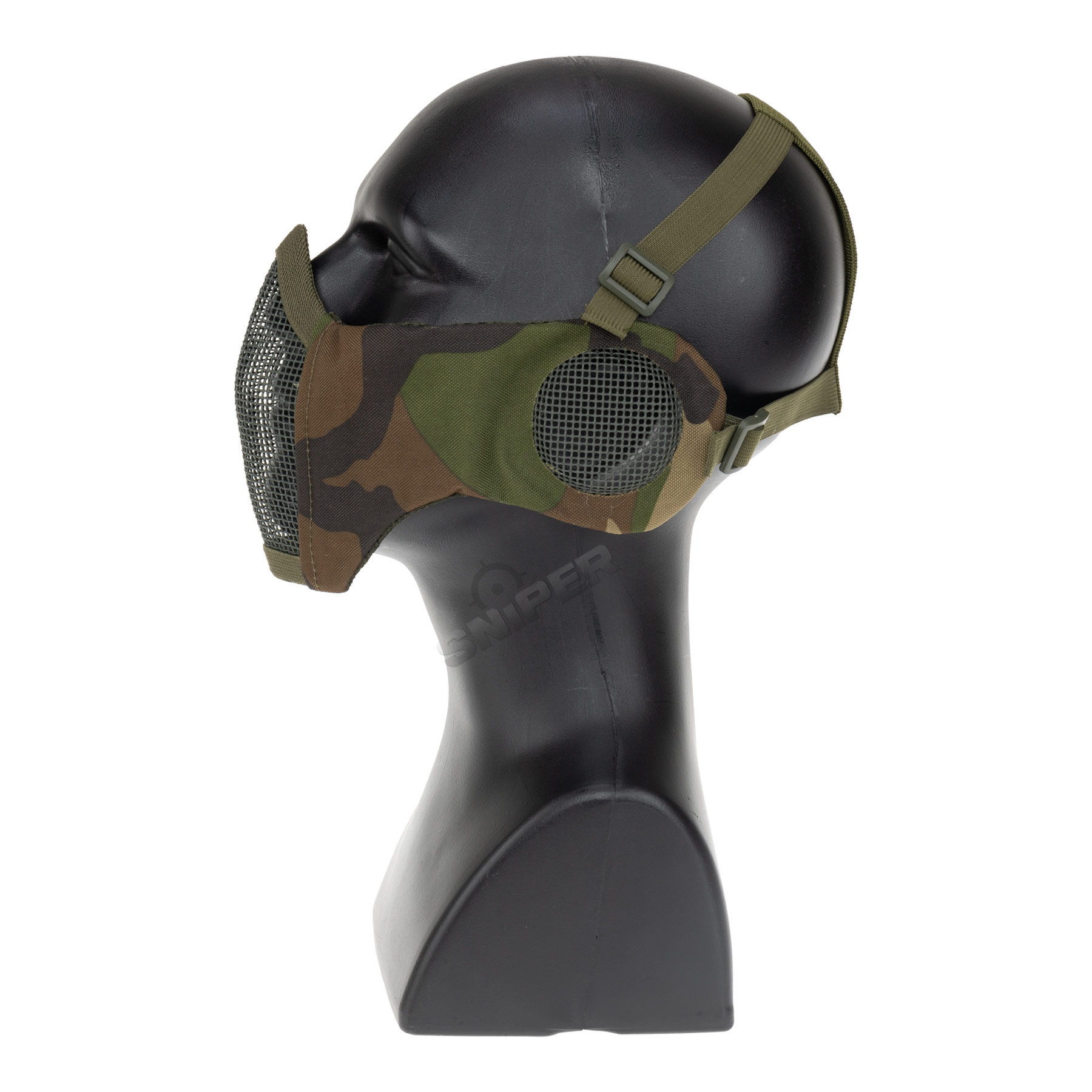 Reapo Mesh Face Mask w/ Ear Protection, Woodland