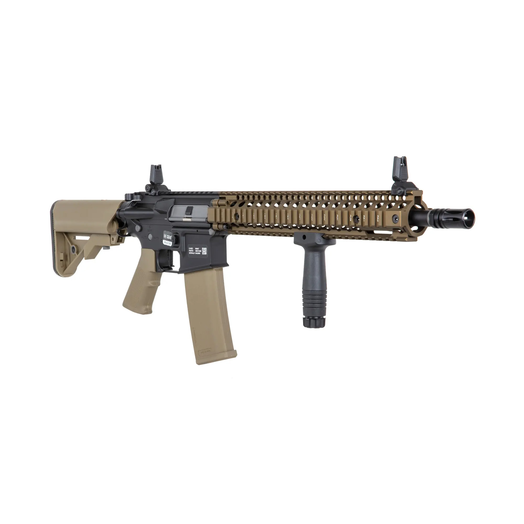 Specna Arms SA-P26 Prime Daniel Defense MK18 w/ Aster ETU (S)AEG, Chaos Bronze