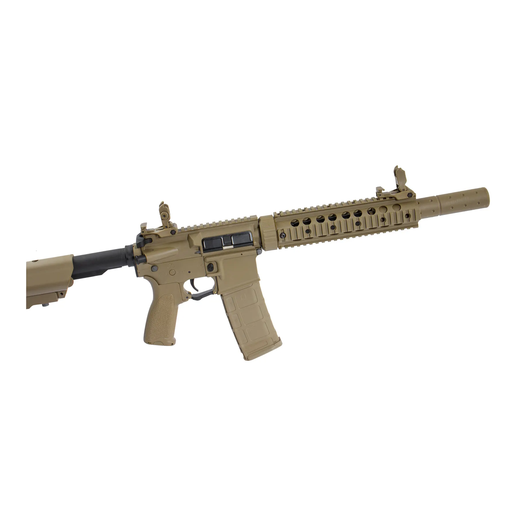 M4 SD Gen.2 Combo 12" ETU+Mosfet (S)AEG, Tan M4 SD Gen.2 Combo 12" ETU+Mosfet (S)AEG, Tan