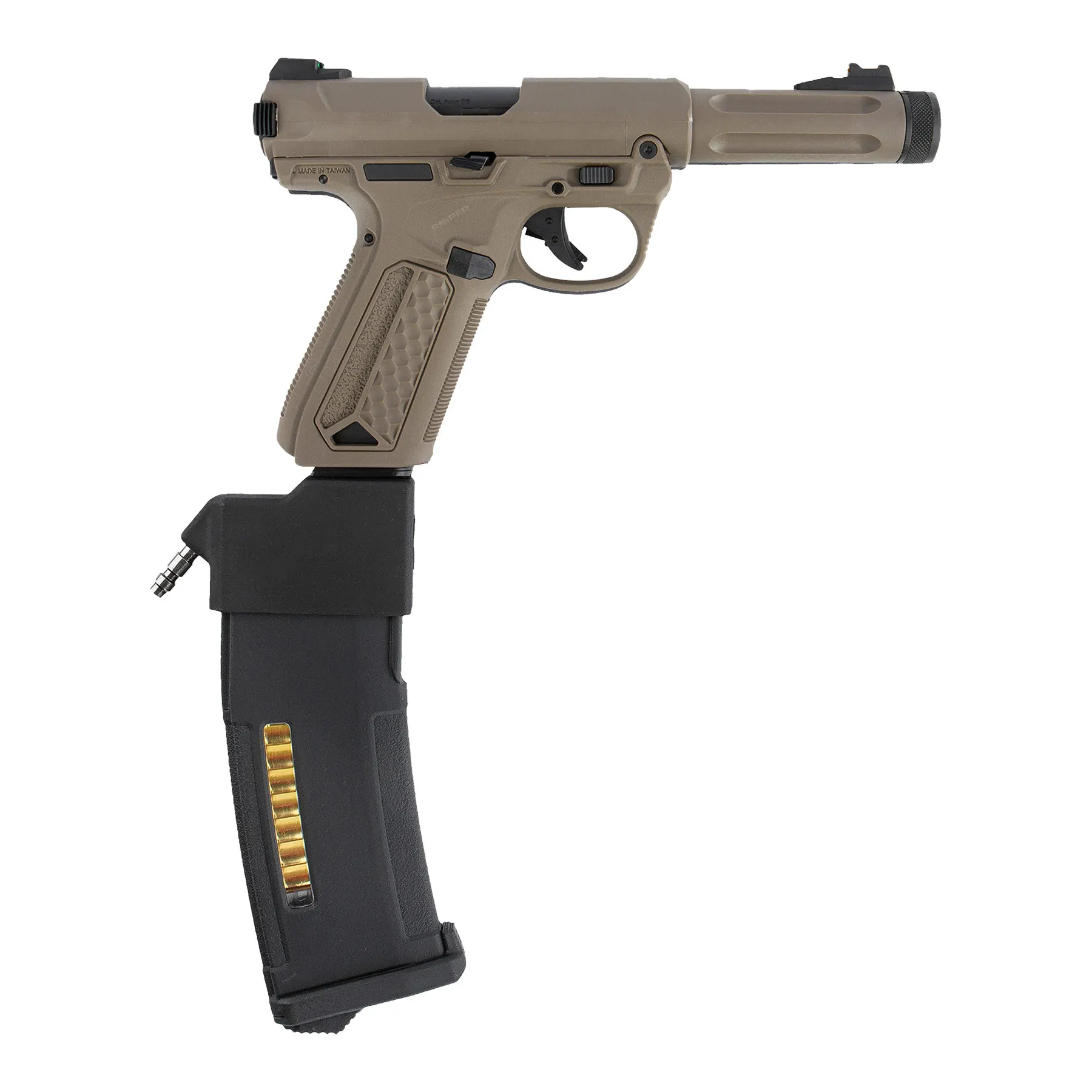 HPA Set Action Army AAP 01 Tan + Creeper US + PTS HPA Set Action Army AAP 01 Tan + Bottle + Creeper US + PTS