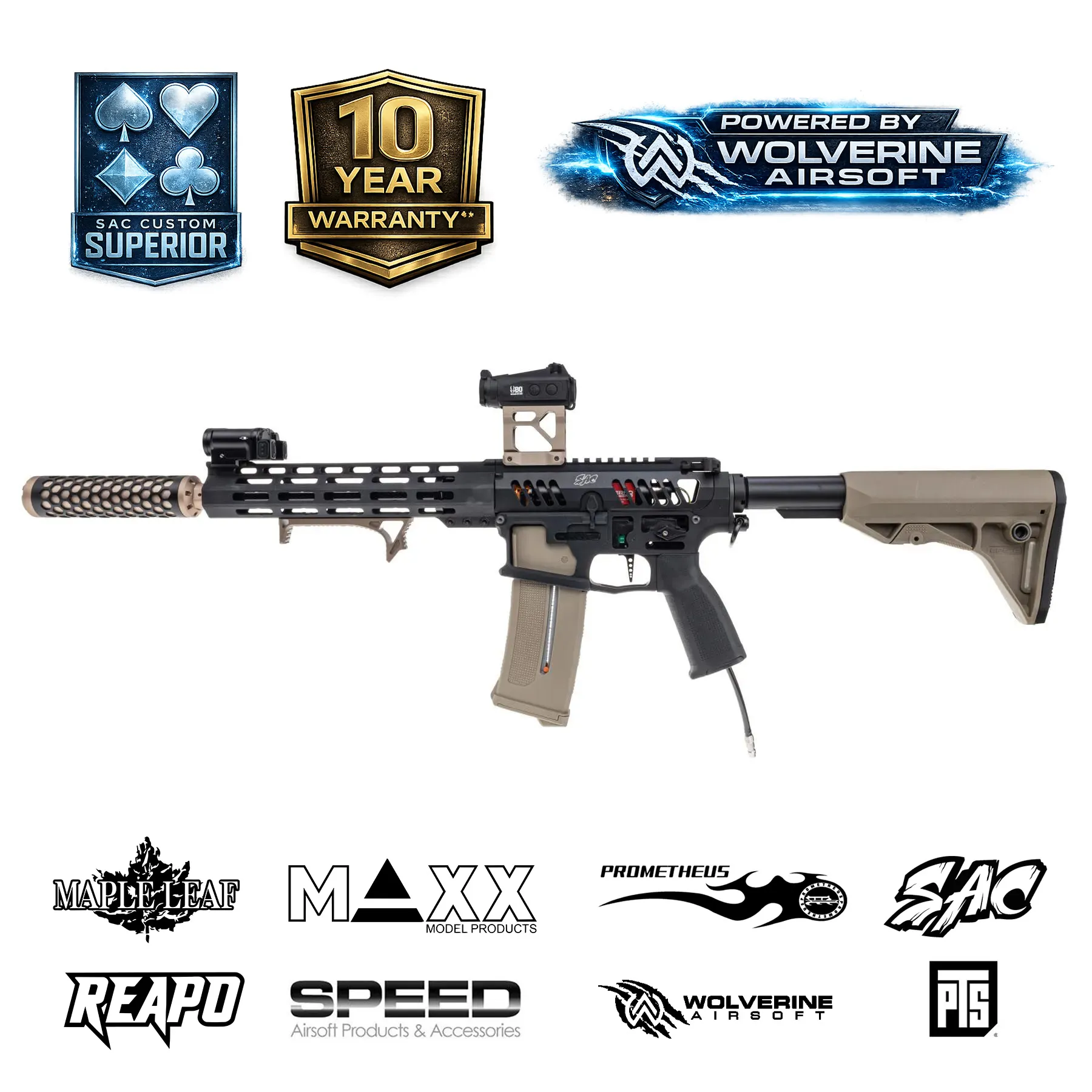 SAC AR EXO - "Black Night" Full Kit, HPA