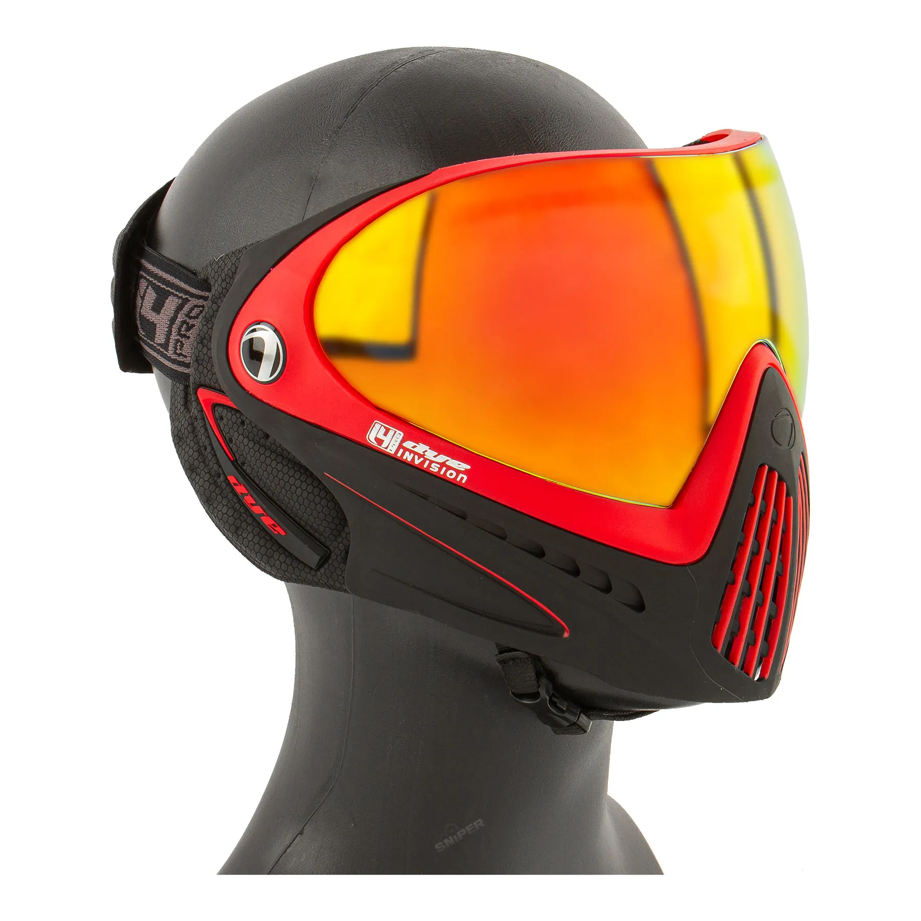 DYE I4 PRO Thermal Mask Meltdown, black red