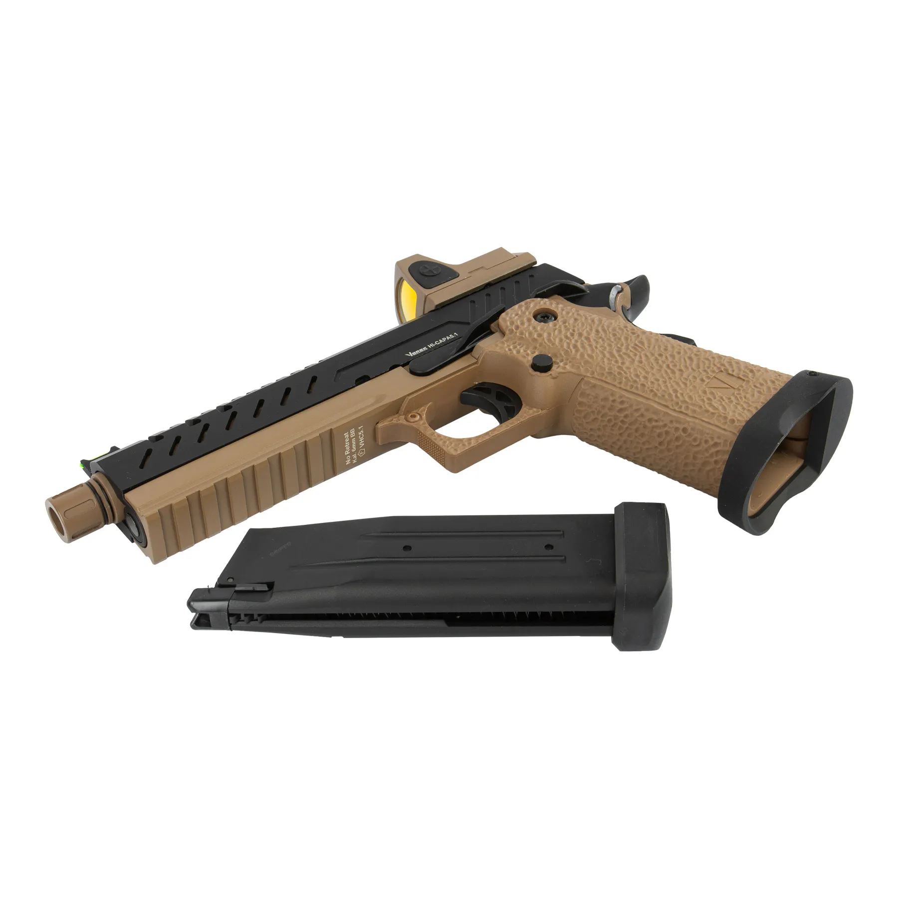 Vorsk Hi-Capa 5.1 BDS Tan/Black GBB Softair