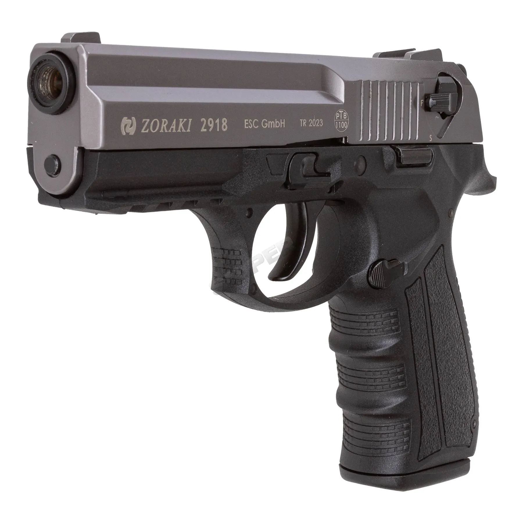 Zoraki 2-918 9mm P.A.K. Schreckschusspistole, Titan