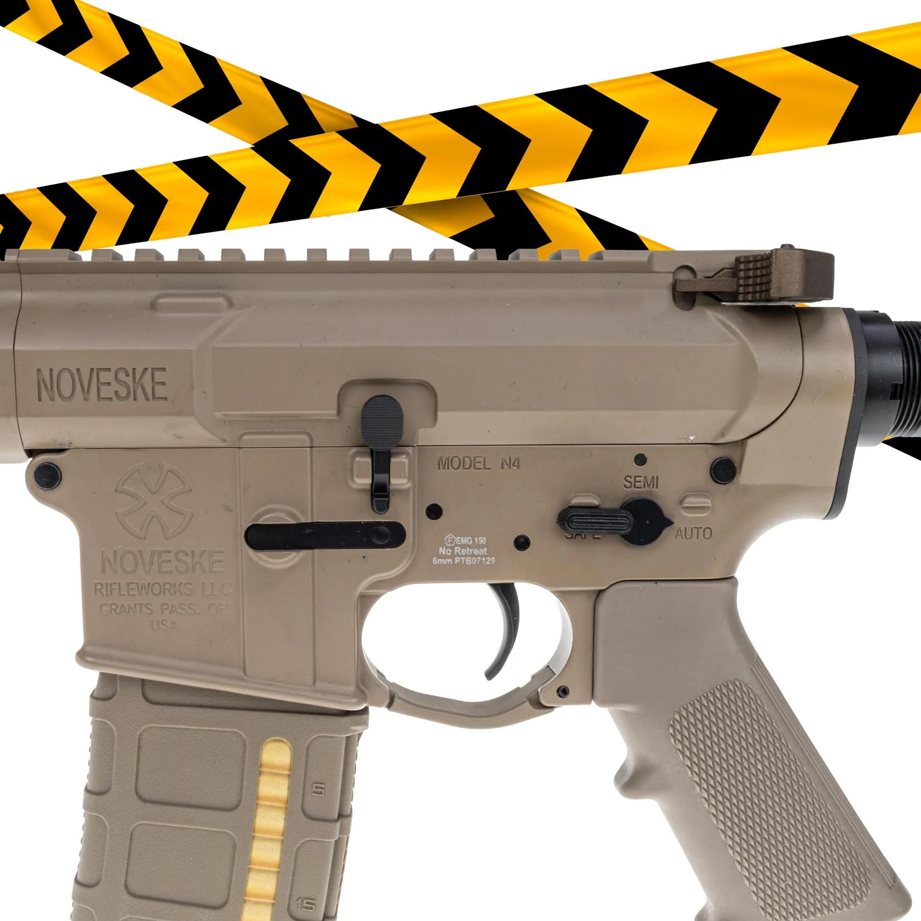 B-Ware EMG Helios Noveske N4 MWS GBB Gen 3, Tan