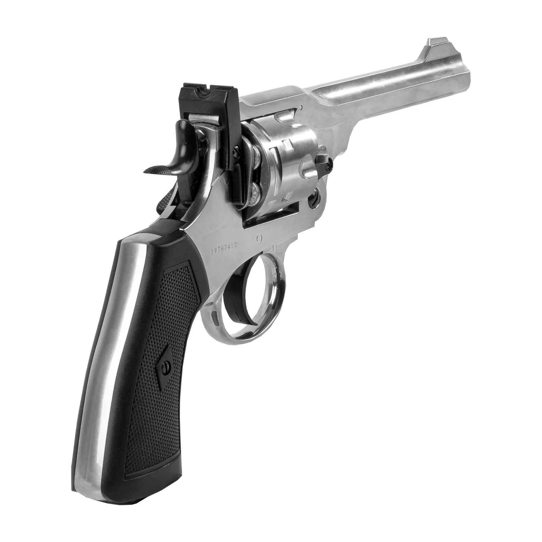Win Gun Webley MKIV. 455 Revolver Silver CO2 Win Gun Webley MKIV. 455 Revolver Silver CO2