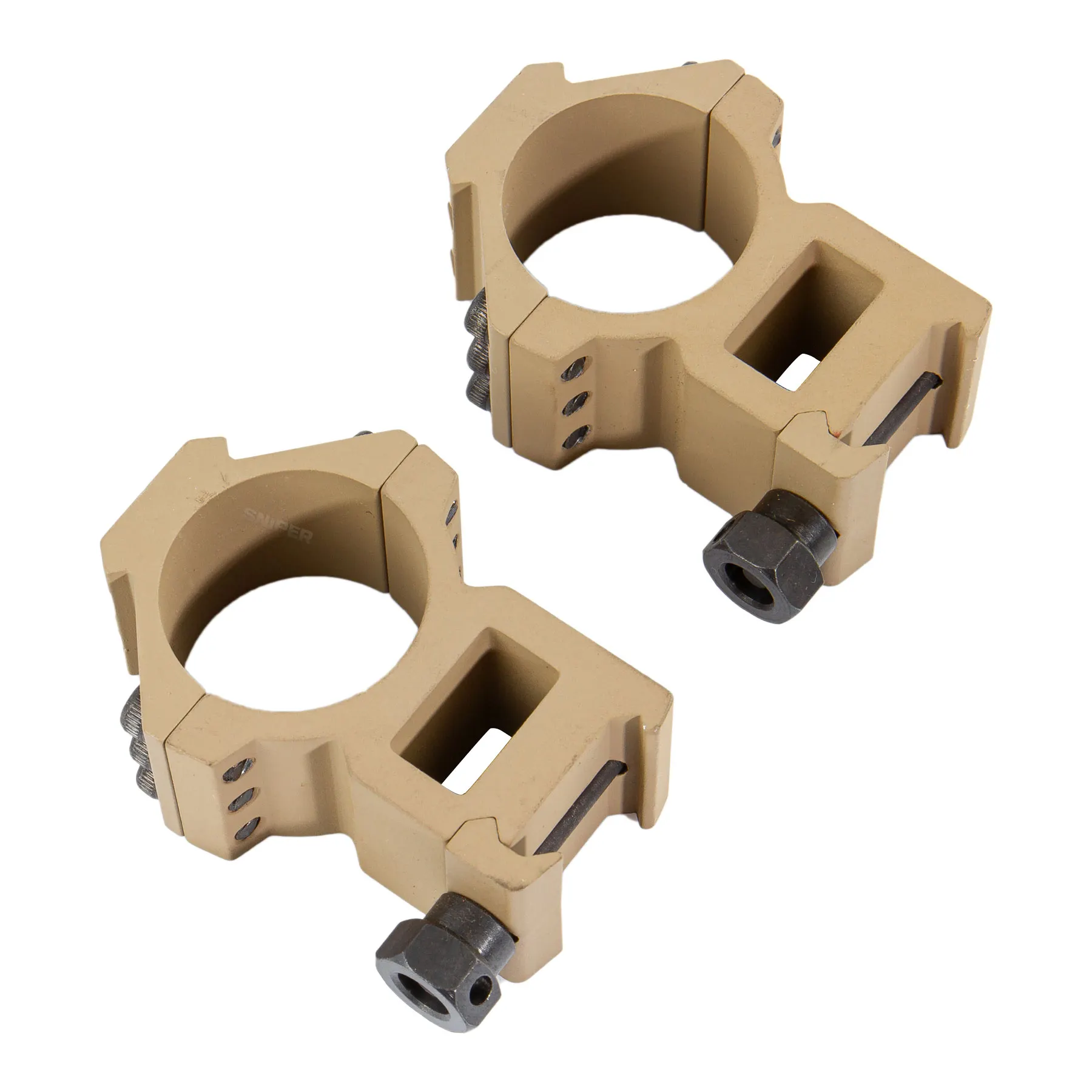 30mm Picatinny Mount Ring, Tan