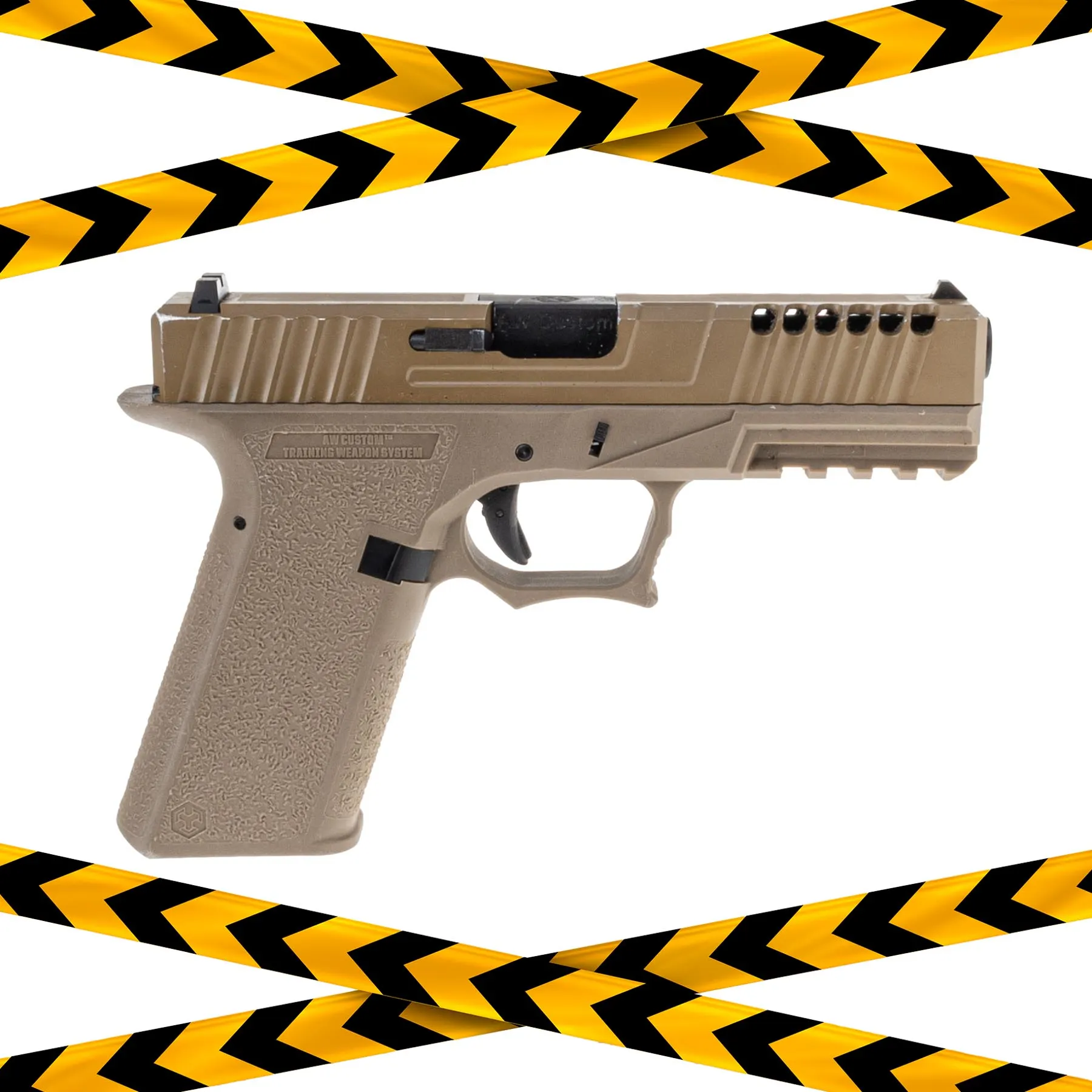 B-Ware AW Custom VX7 Mod.1 GBB Softair Pistole, FDE