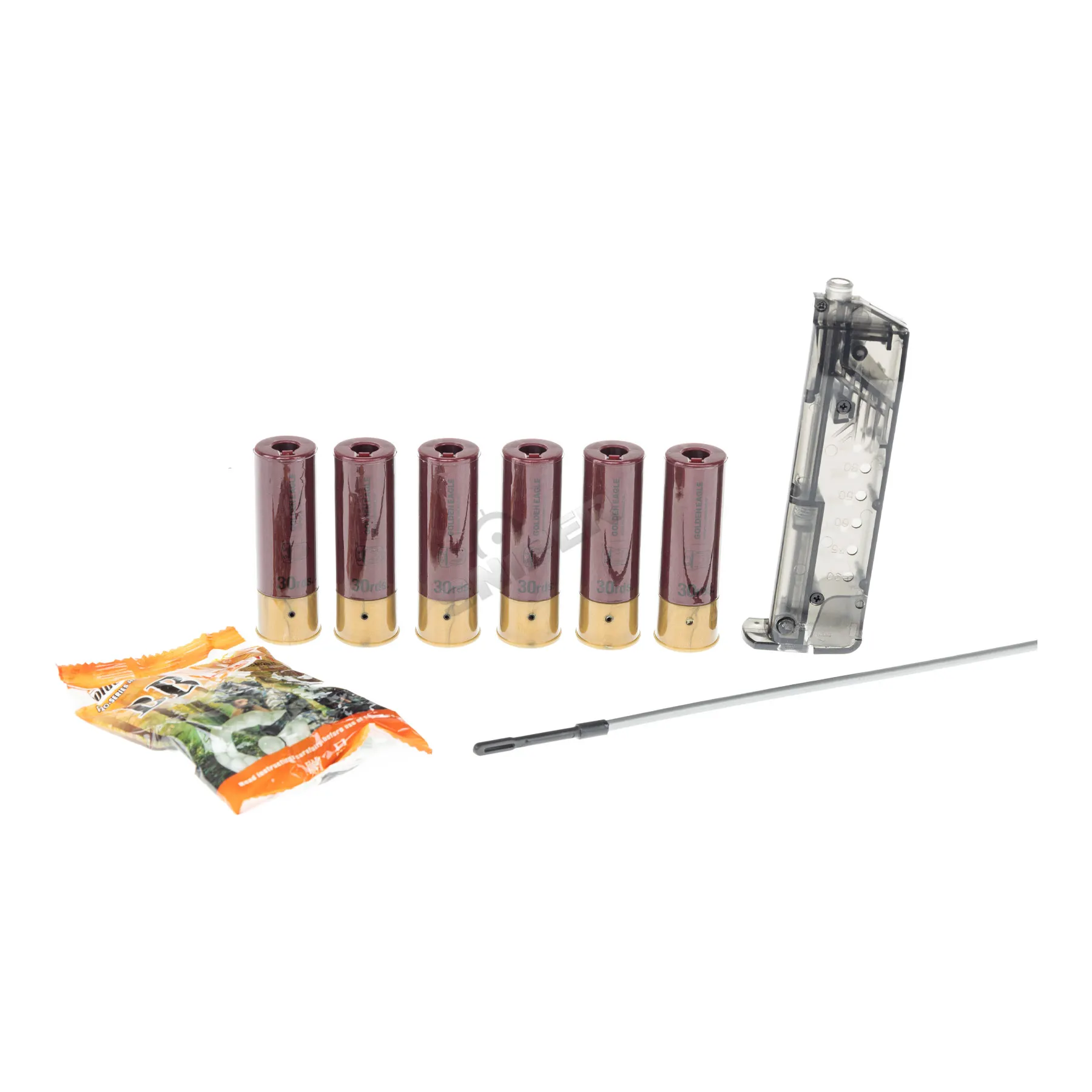 Golden Eagle M870 Strike Industries Action Pumpgun, Tan
