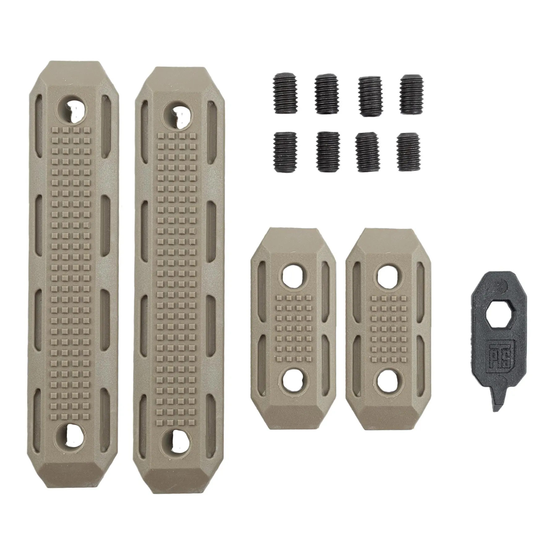 PTS EP M-Lok Rail Cover Set, Dark Earth