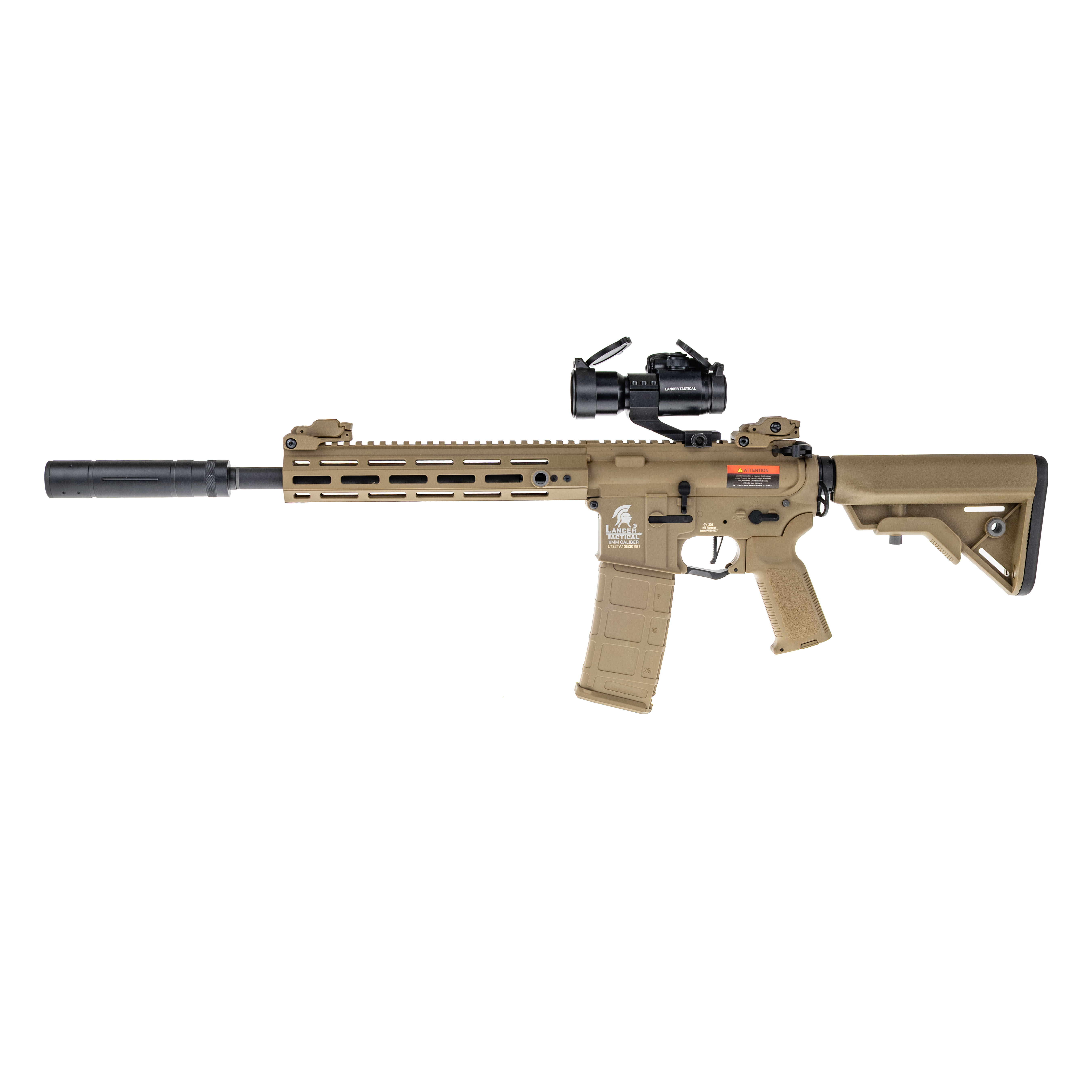 Prep My Airsoft - Lancer Hellion M-Lock 10" Gen 3 w/ Nebula ETU (S)AEG, Dark Earth