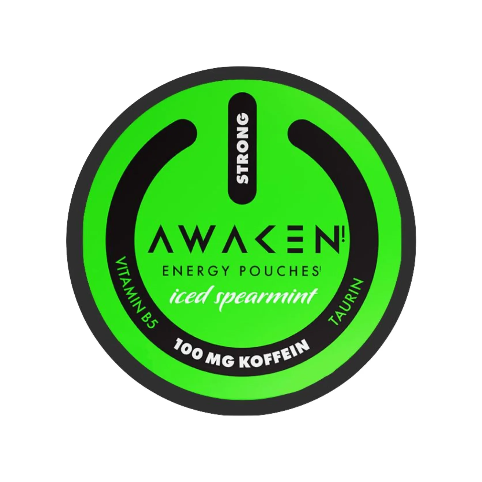 AWAKEN Spearmint Energy Pouches 100mg