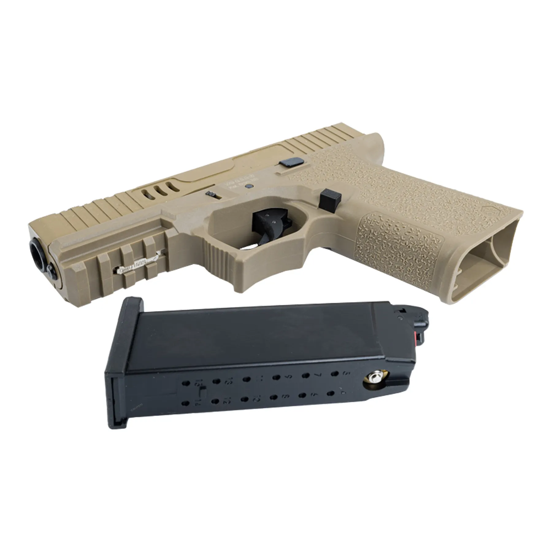 AW Custom VX9 Mod. 2 Precut GBB, FDE