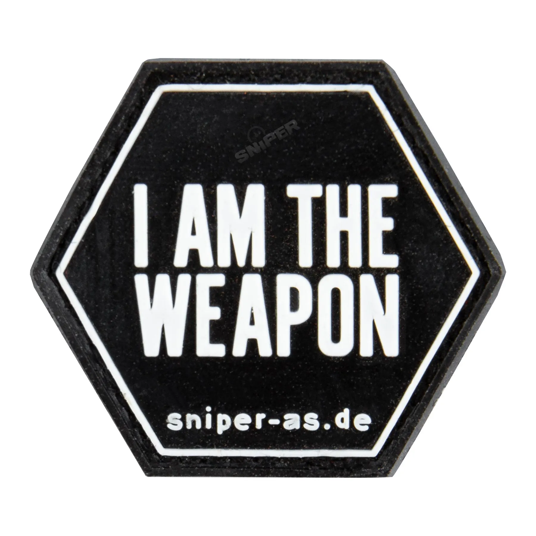 I Am The Weapon 3D Rubber Patch I Am The Weapon 3D Rubber Patch