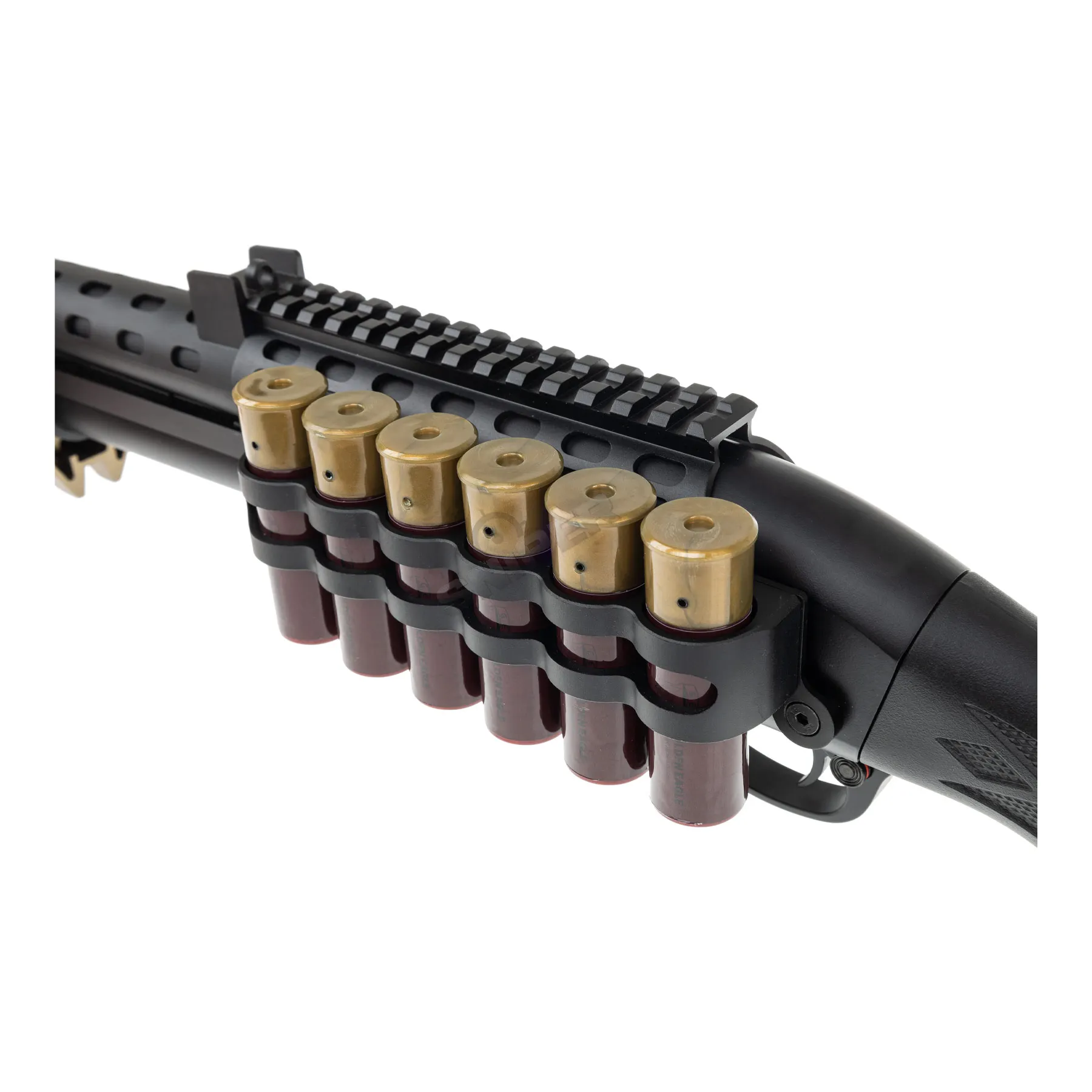 Golden Eagle M870 Strike Industries Action Pumpgun, Tan