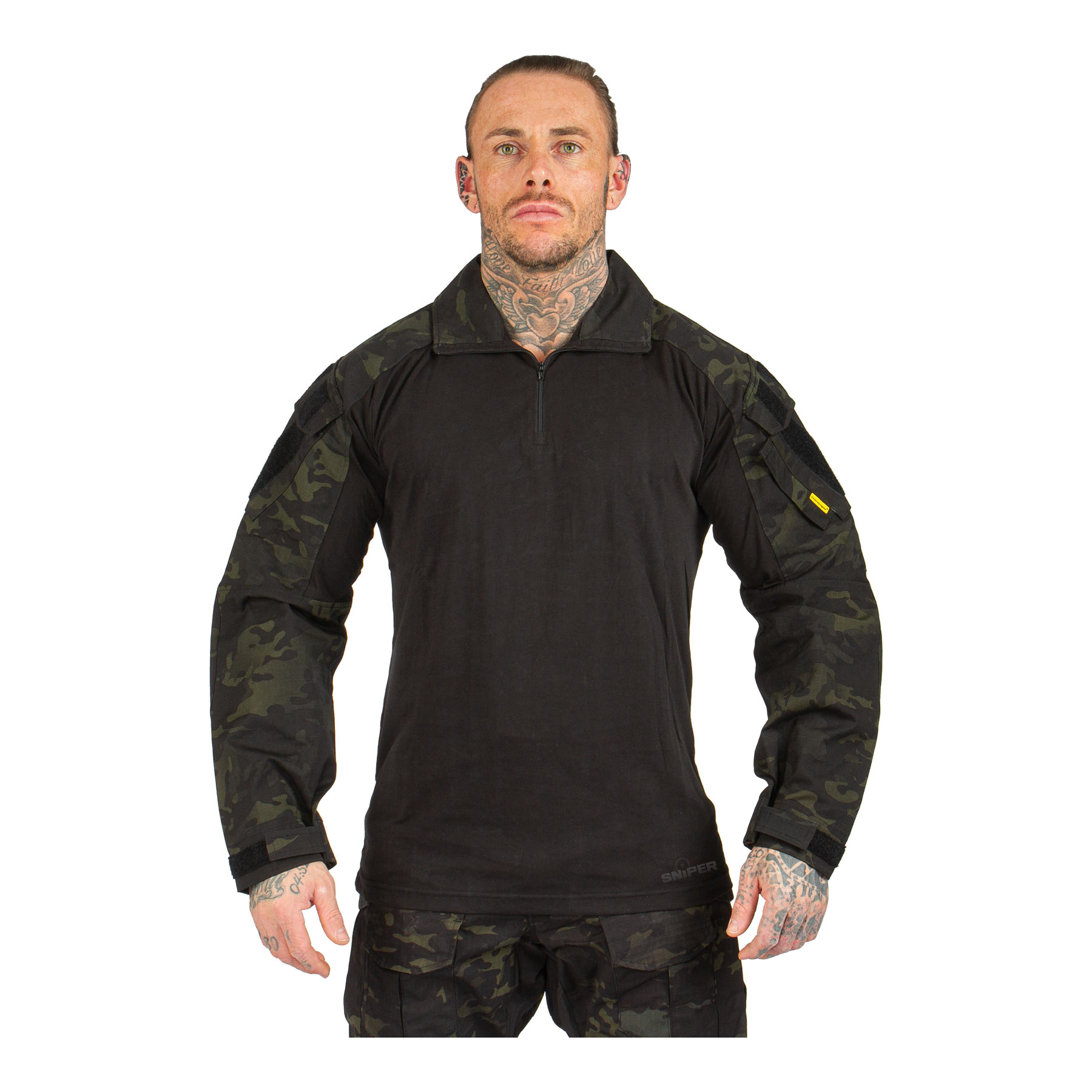 Emerson EM3 Upgraded Combat Shirt, Multicam Black