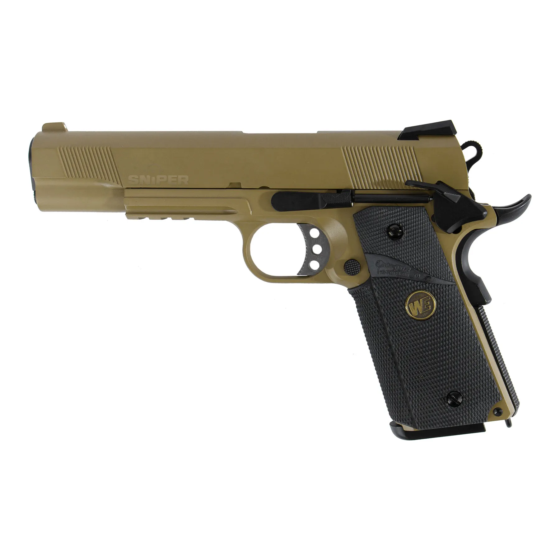 WE M1911 MEU Tactical Full Metal Desert GBB Softair