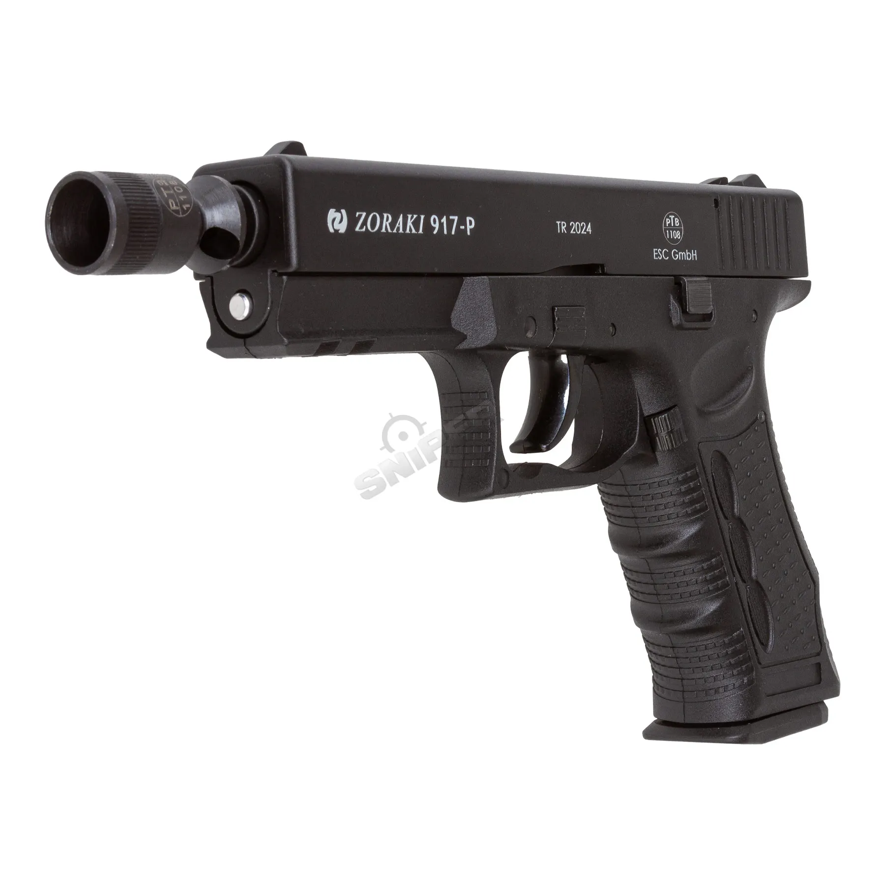 Silvester Bundle #1 Zoraki 917 9mm P.A.K. Schreckschusspistole, Black