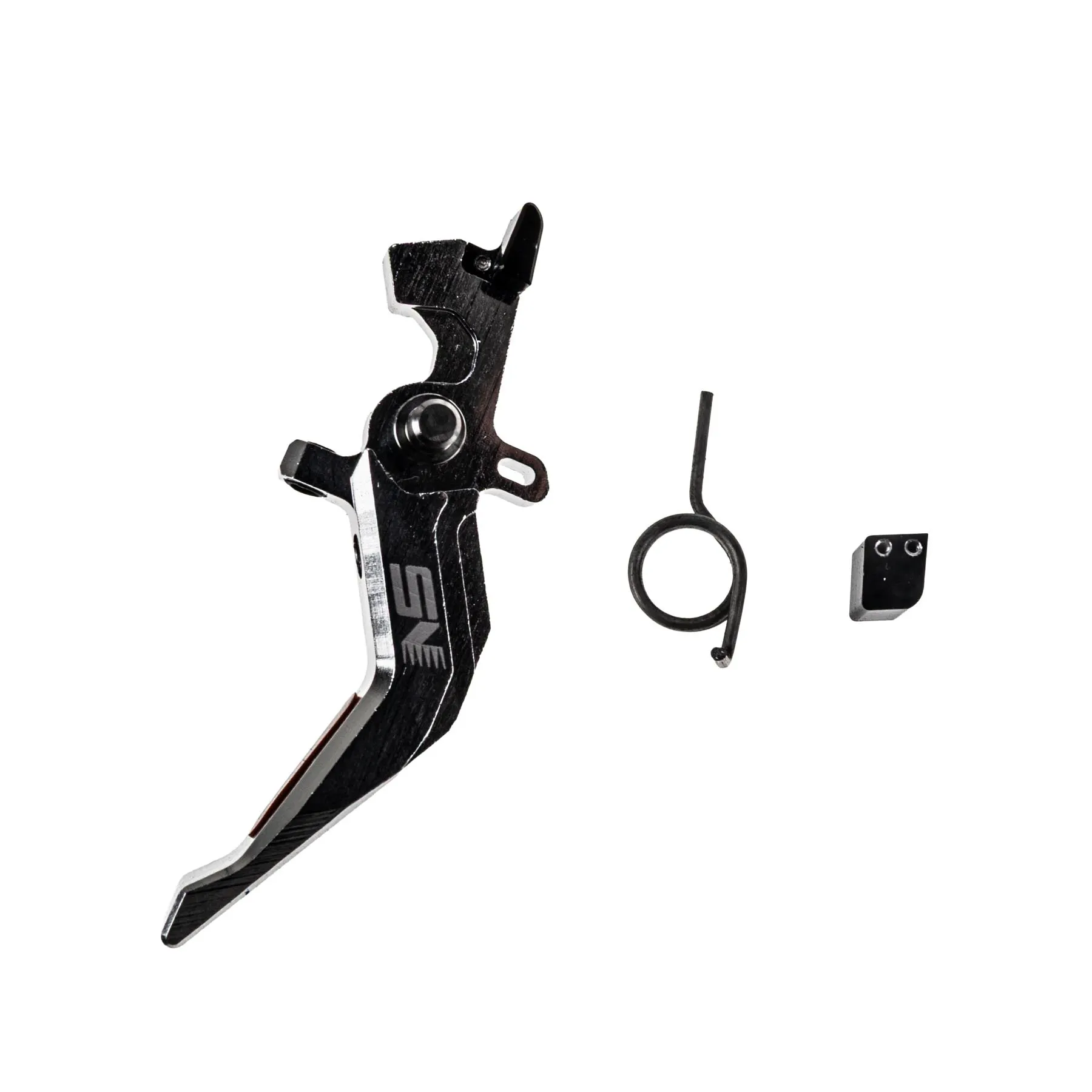 CNC Aluminum Adjustable Trigger Style A. Silber CNC Aluminum Adjustable Trigger Style A. Silber