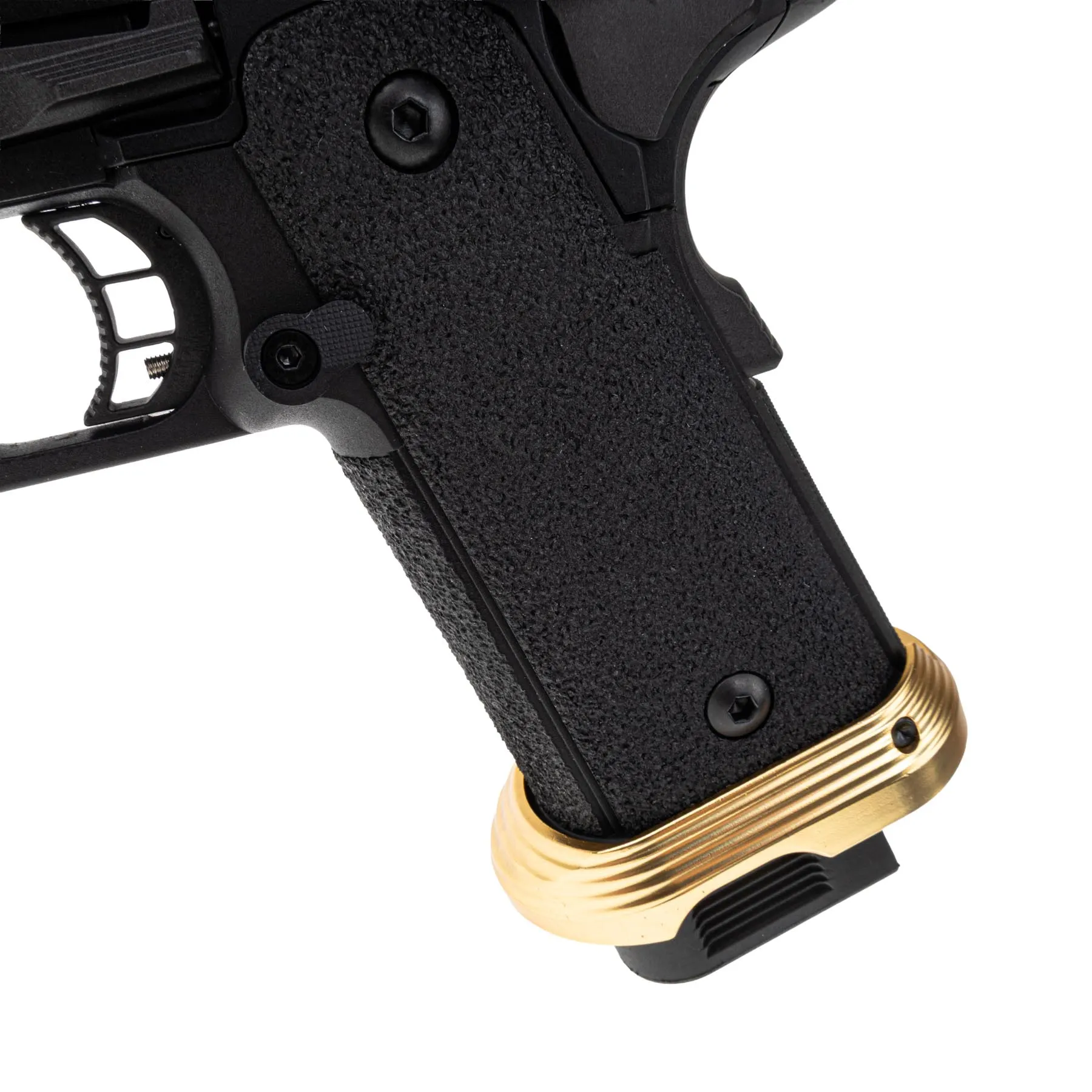 Lancer Tactical Heracles RMR Hi-Capa GBB Softairpistole, Black & Gold