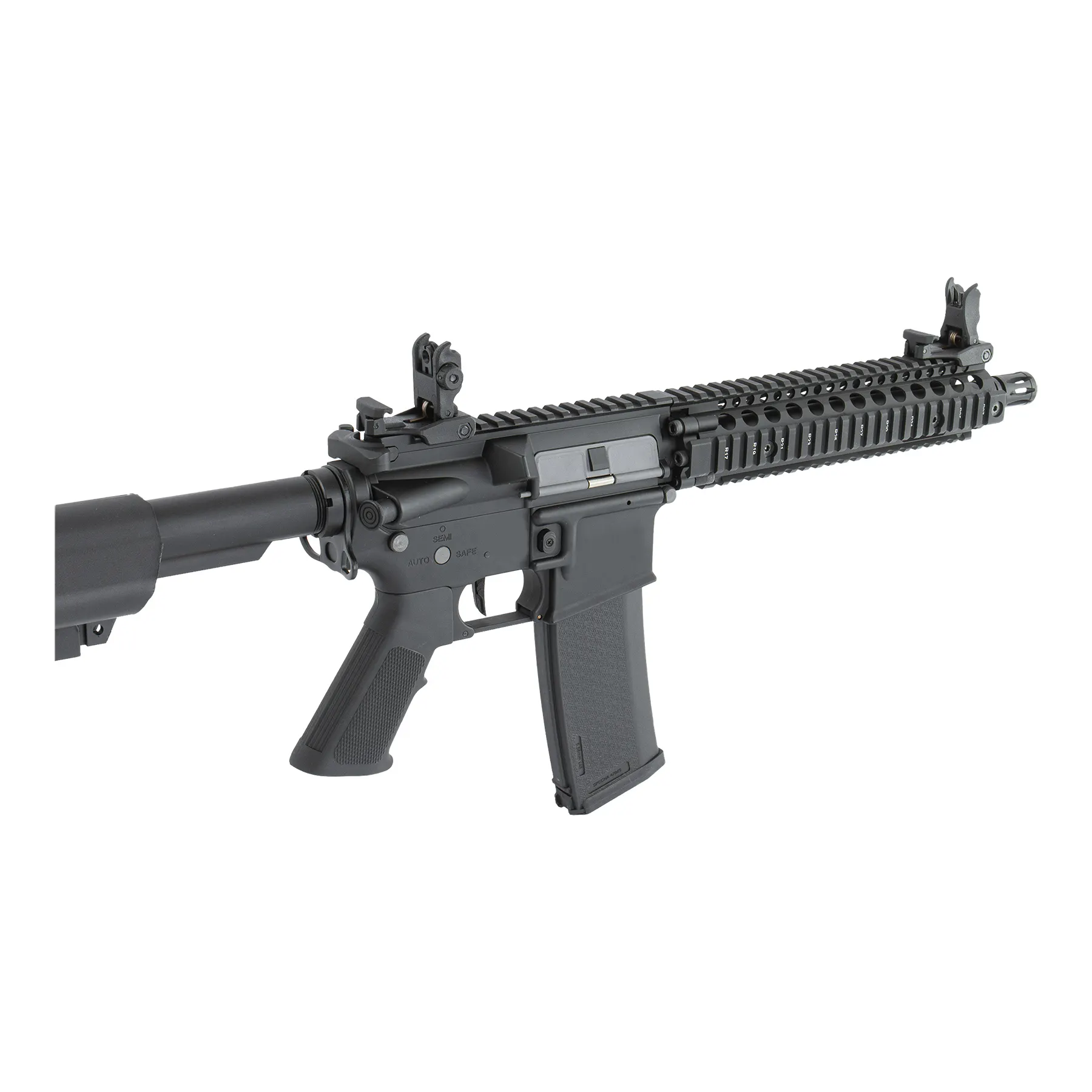 SAC x SA-E19 Edge Daniel Defense MK18 (S)AEG, Black