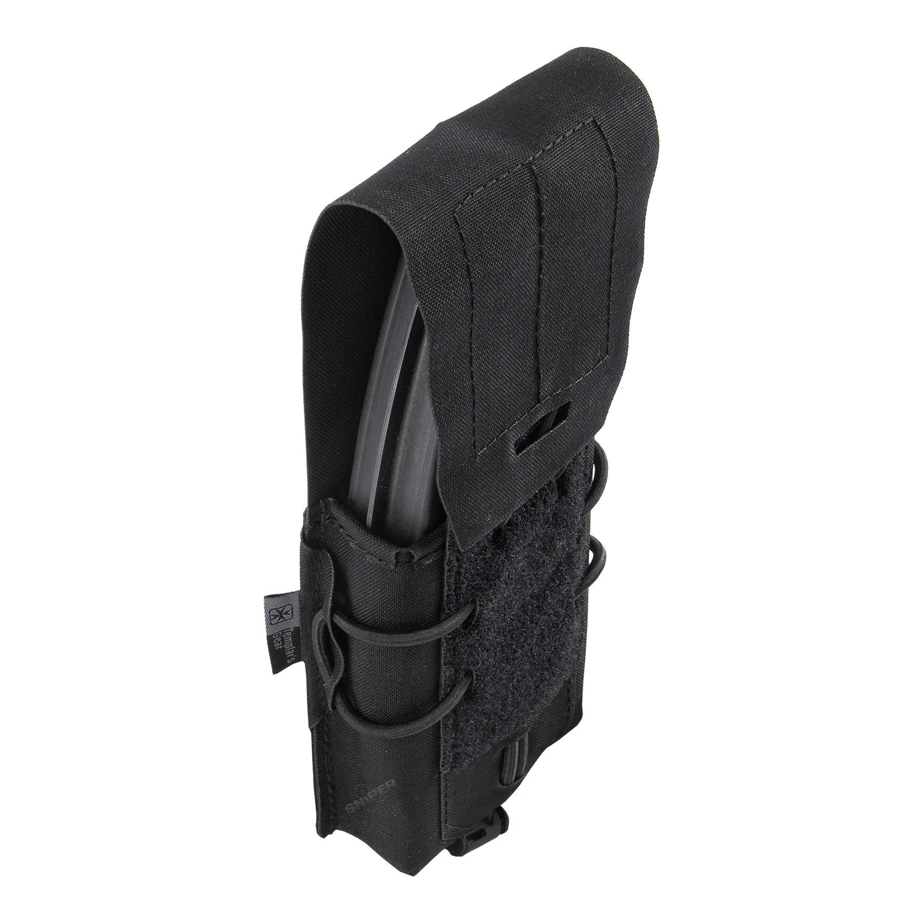 Shingle 308 Pouch with Flap, Black