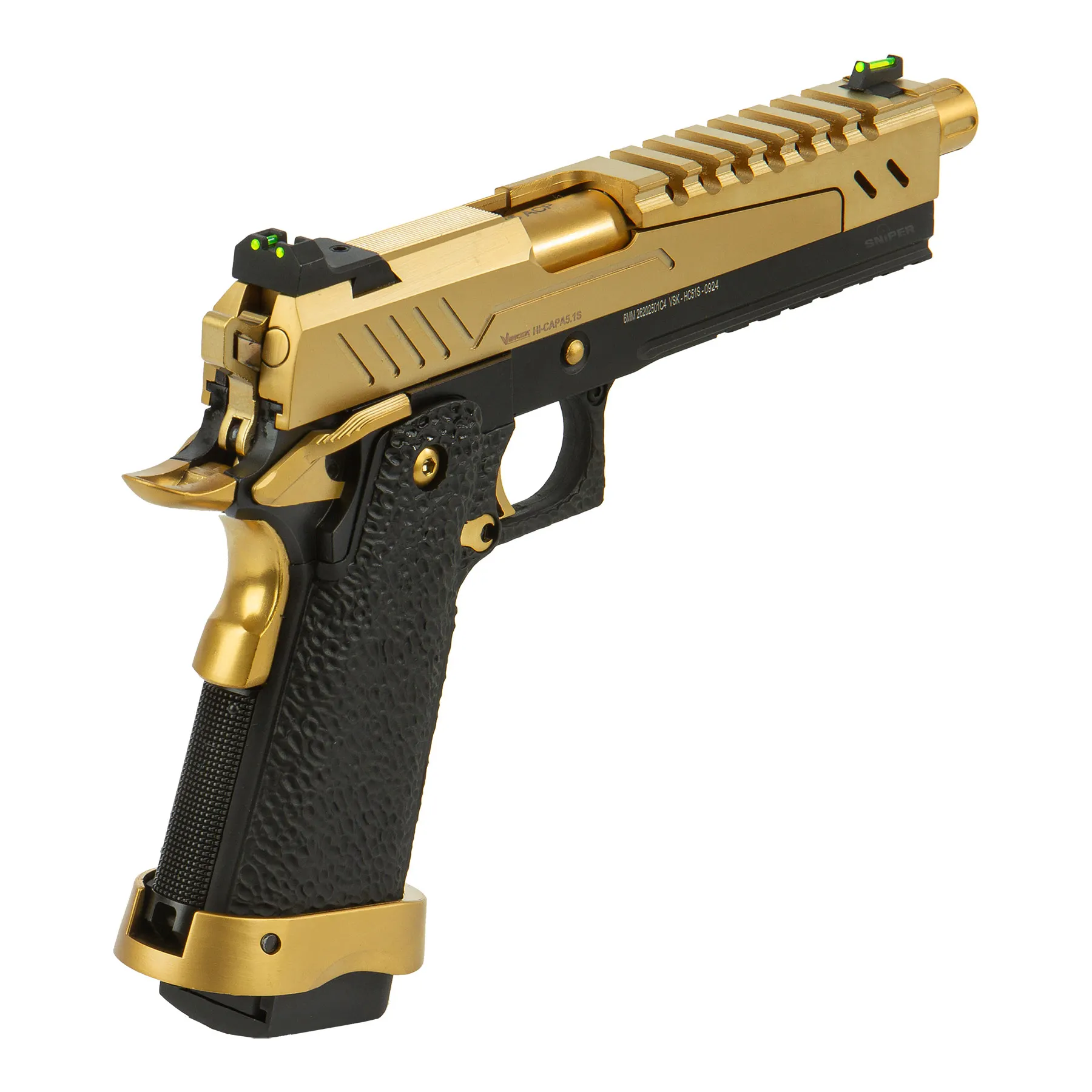 Vorsk Hi-Capa 5.1 Split Slide, Gold, GBB